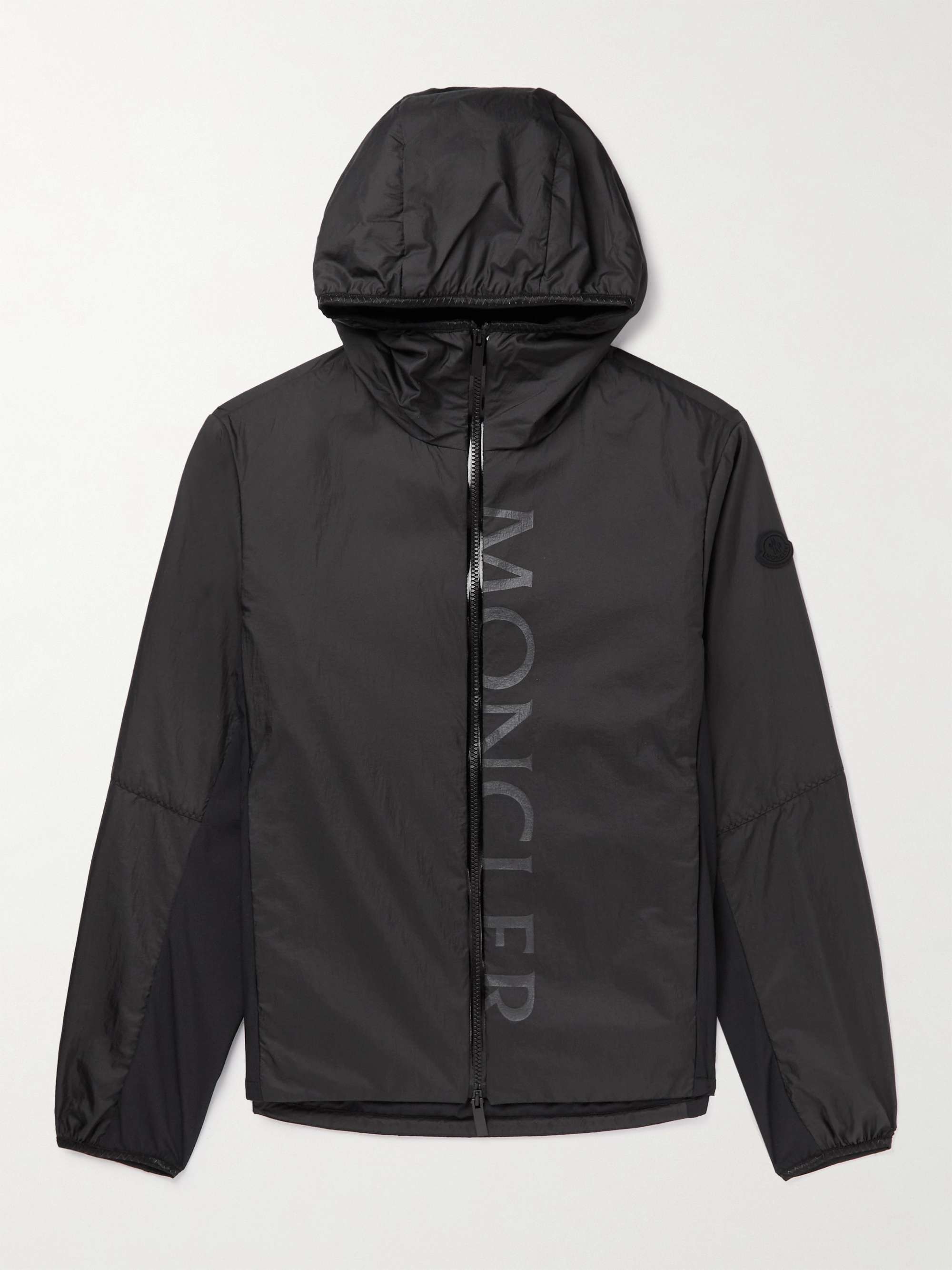 MONCLER Ichiro Logo-Print Padded Nylon-Ripstop Hooded Jacket for Men | MR  PORTER