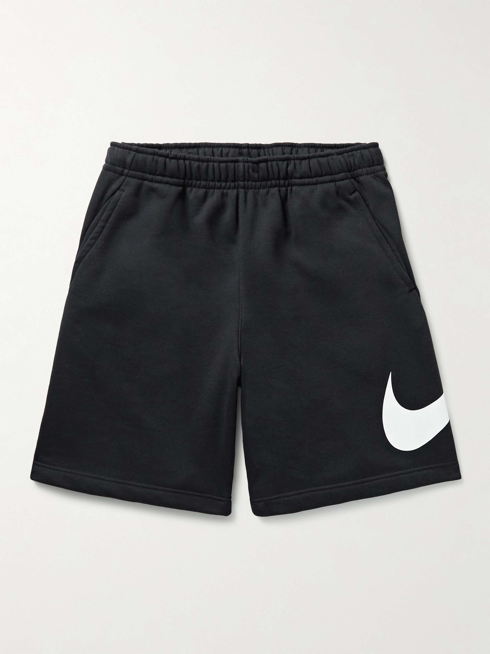 NIKE Sportswear Club Straight-Leg Logo-Print Cotton-Blend Shorts | MR PORTER