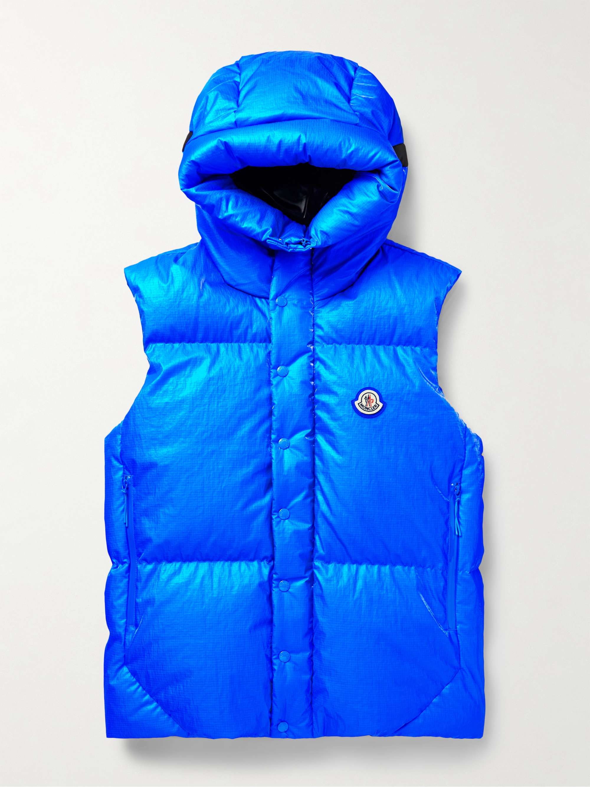 MONCLER Lawu Quilted Ripstop Hooded Down Gilet for Men | MR PORTER