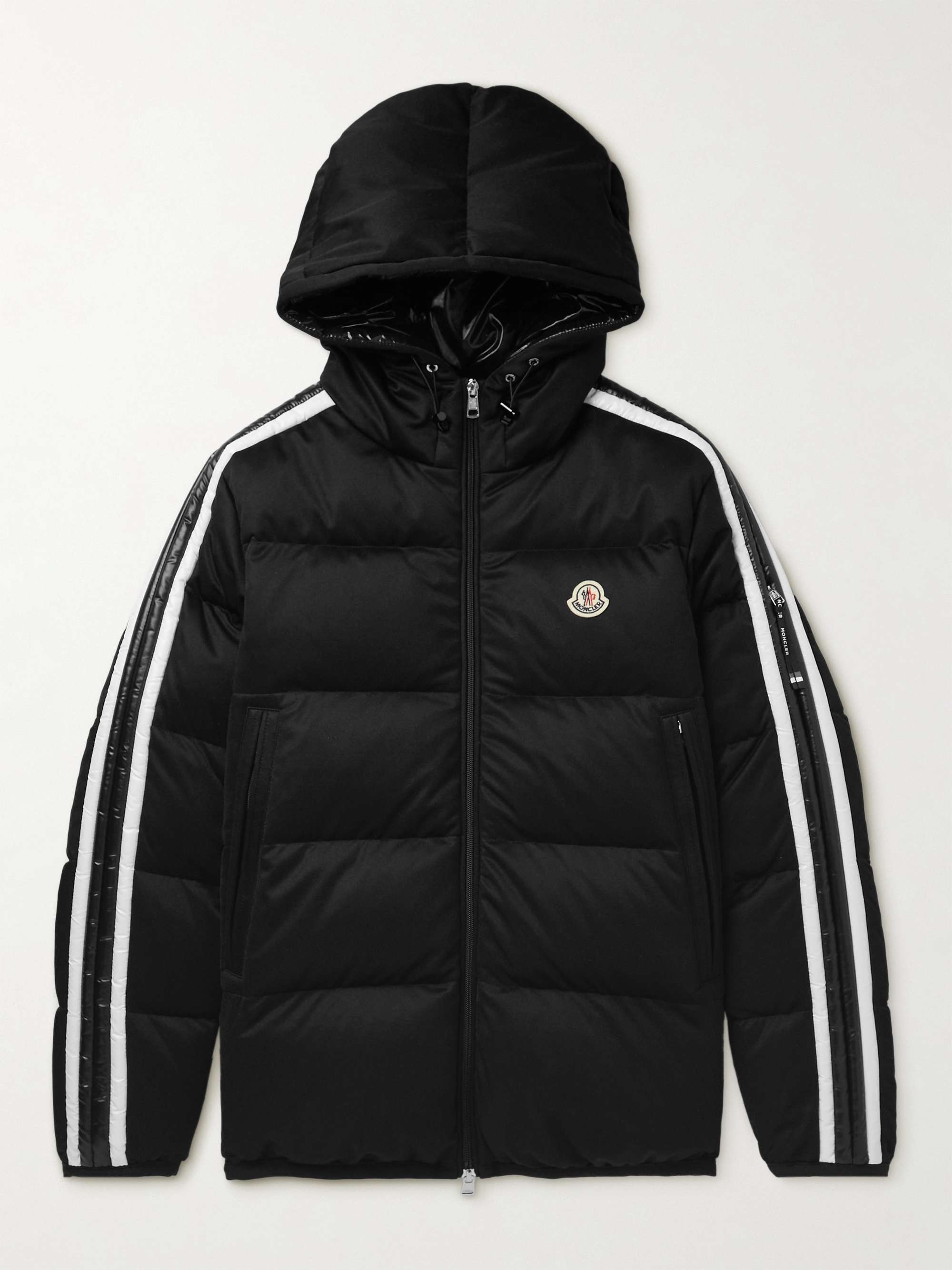 MONCLER Sanbesan Shell-Trimmed Quilted Tech-Jersey Hooded Down Jacket | MR  PORTER