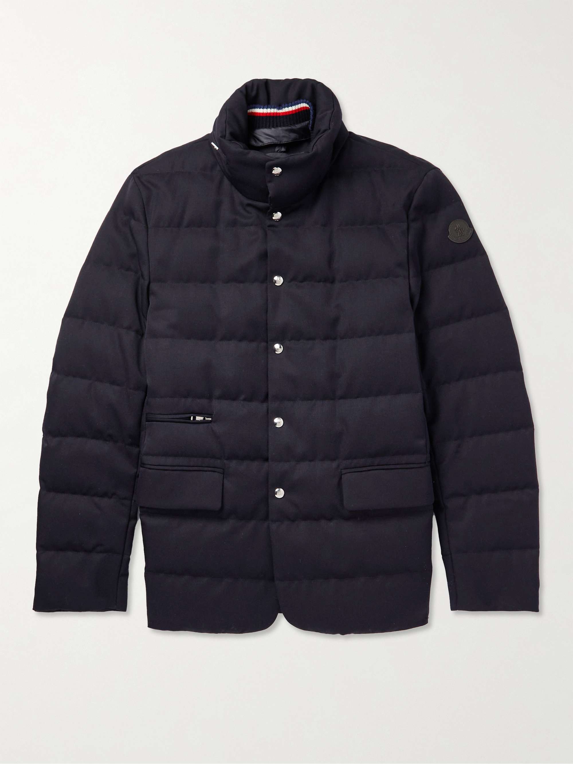 MONCLER Bess Convertible Nylon-Trimmed Quilted Wool Down Jacket for Men |  MR PORTER
