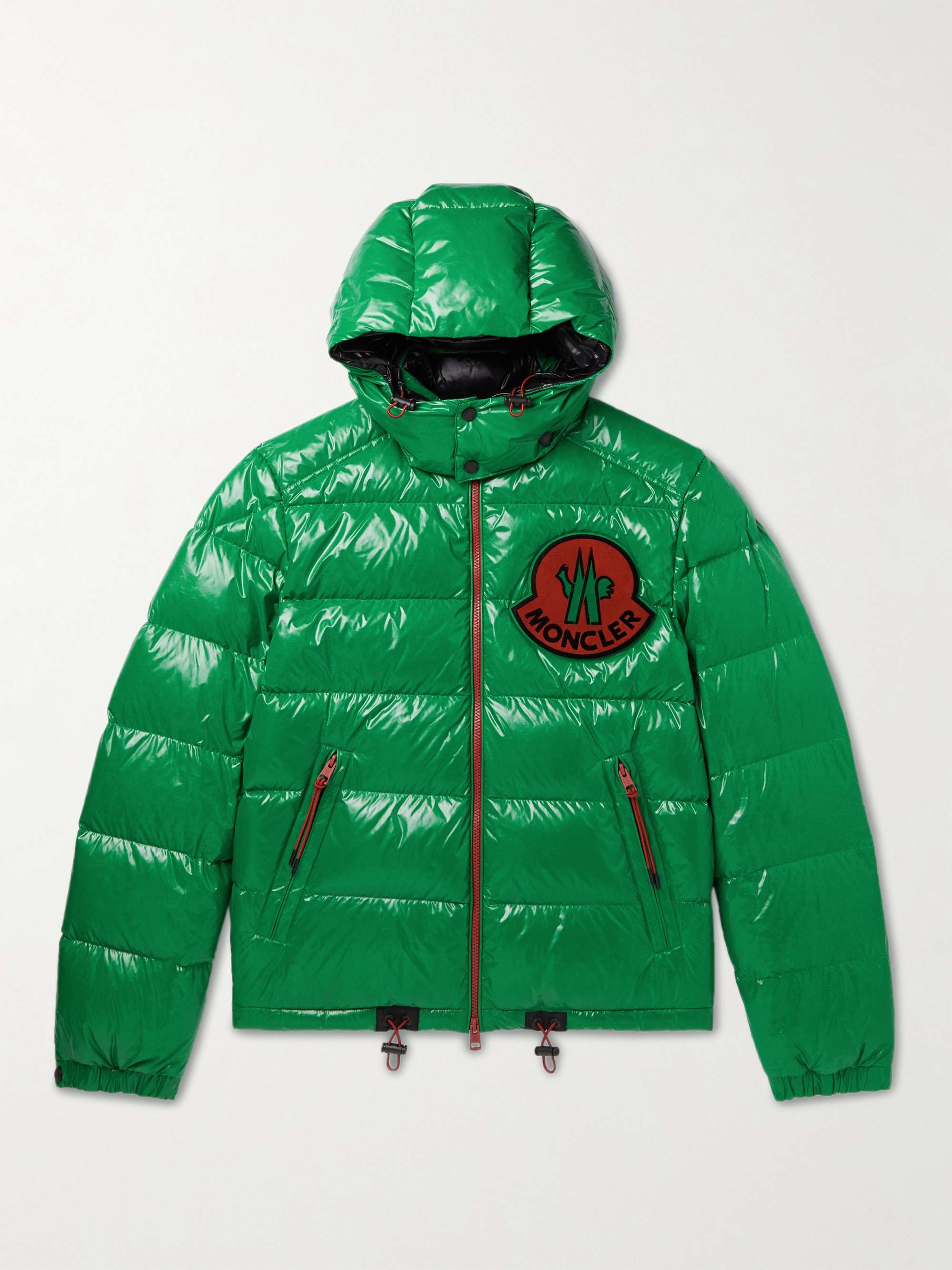 MONCLER GENIUS 2 Moncler 1952 Haggi Logo-Appliquéd Quilted Recycled  Glossed-Shell Hooded Down Jacket for Men | MR PORTER