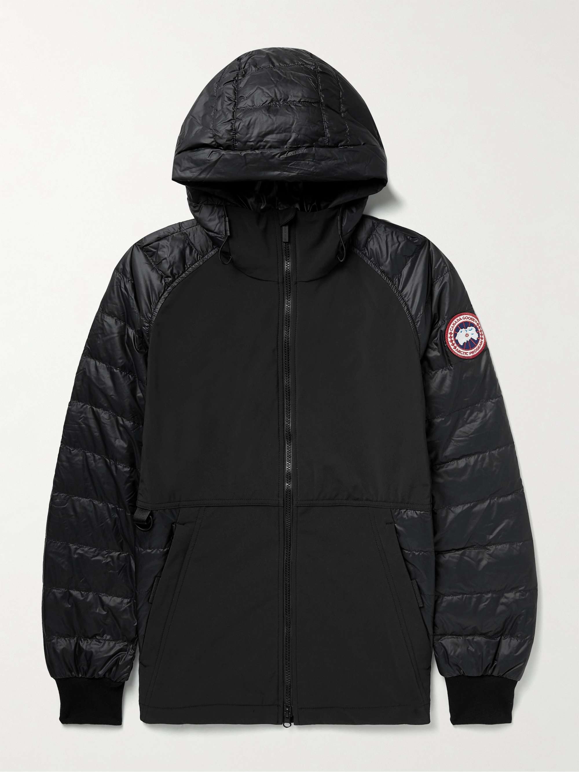 CANADA GOOSE HyBridge Panelled Quilted Shell Hooded Down Jacket | MR PORTER
