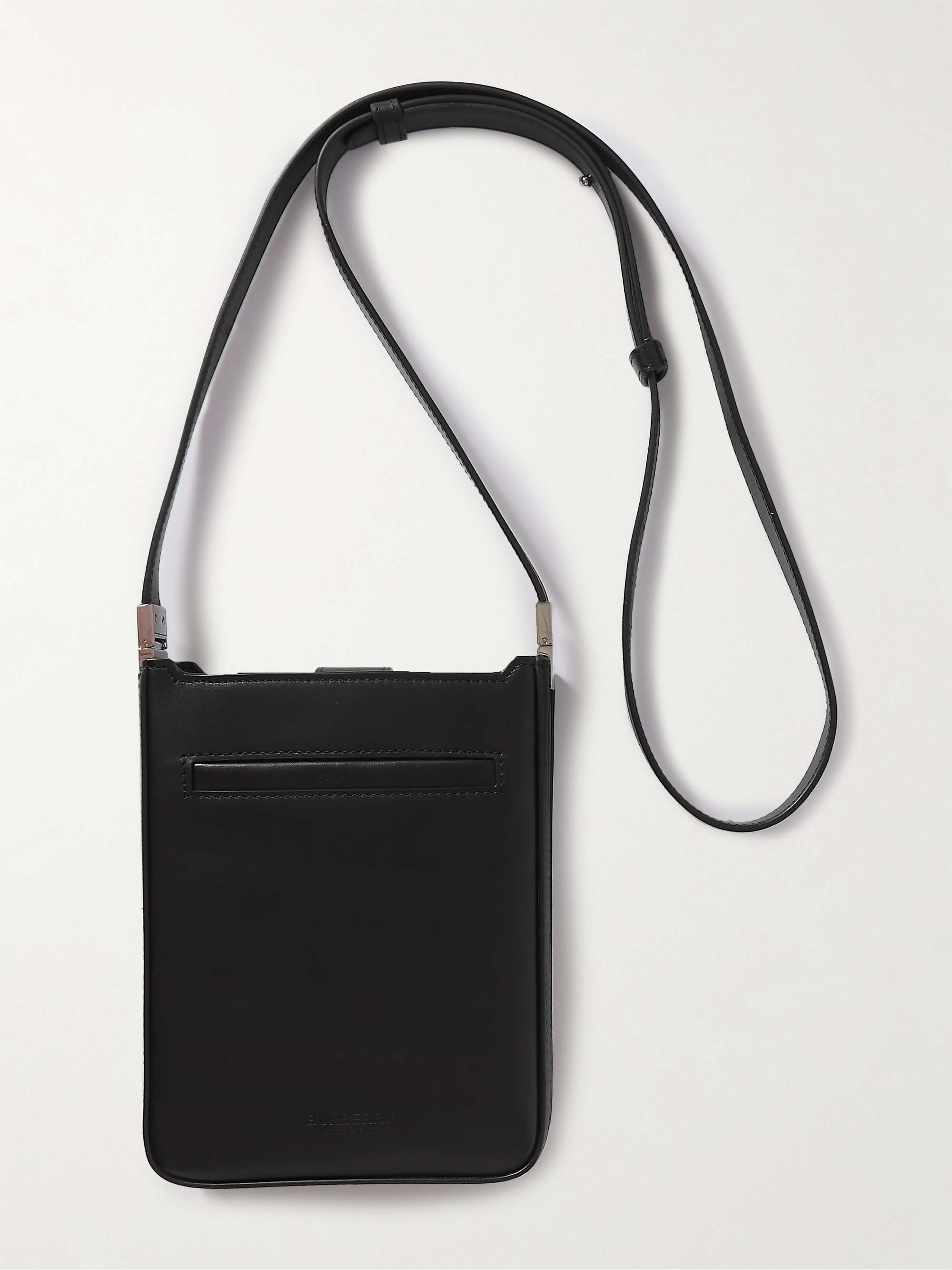 BURBERRY Leather Messenger Bag for Men | MR PORTER