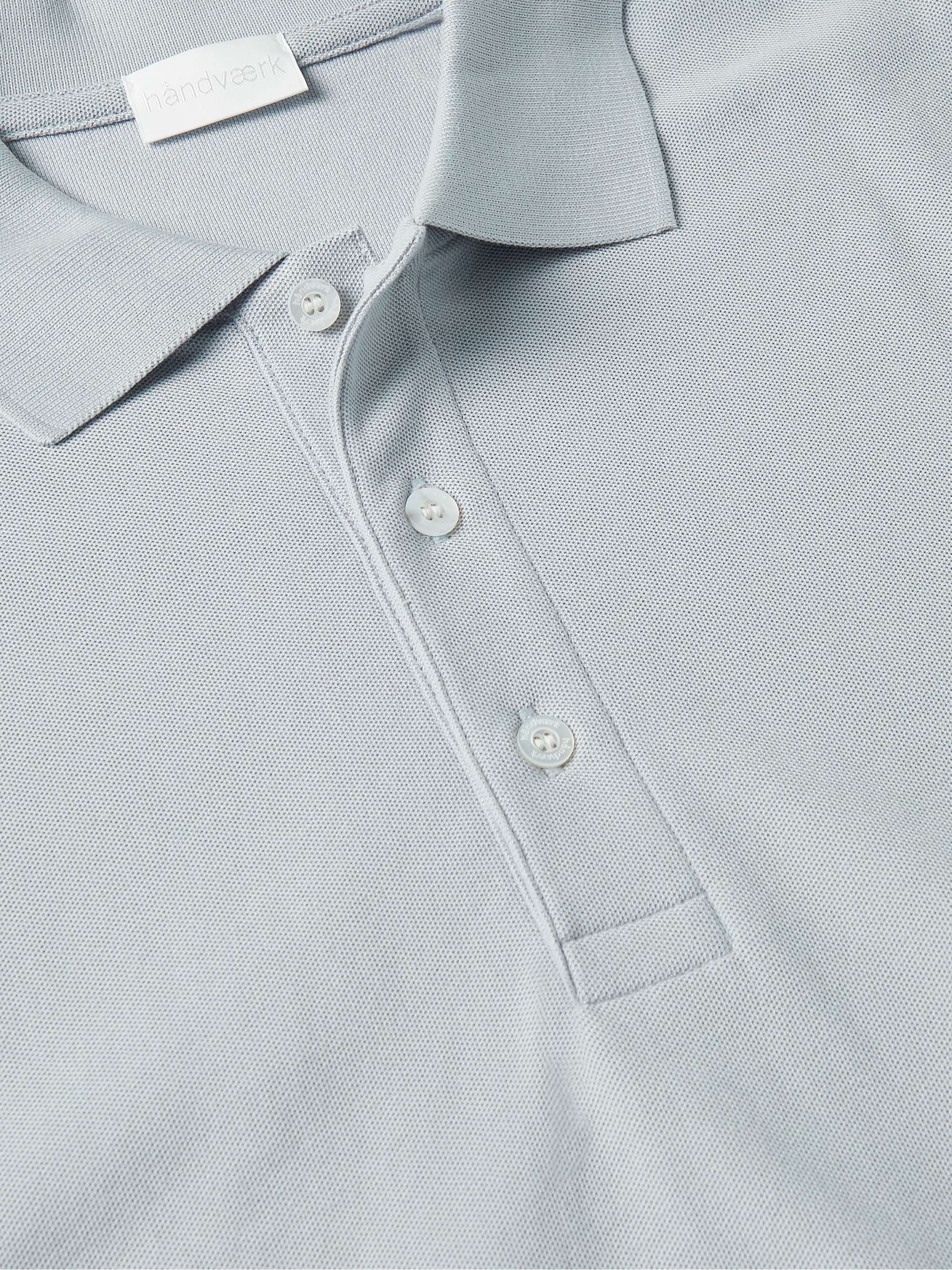 HANDVAERK Pima Cotton Piqué Polo Shirt for Men MR PORTER