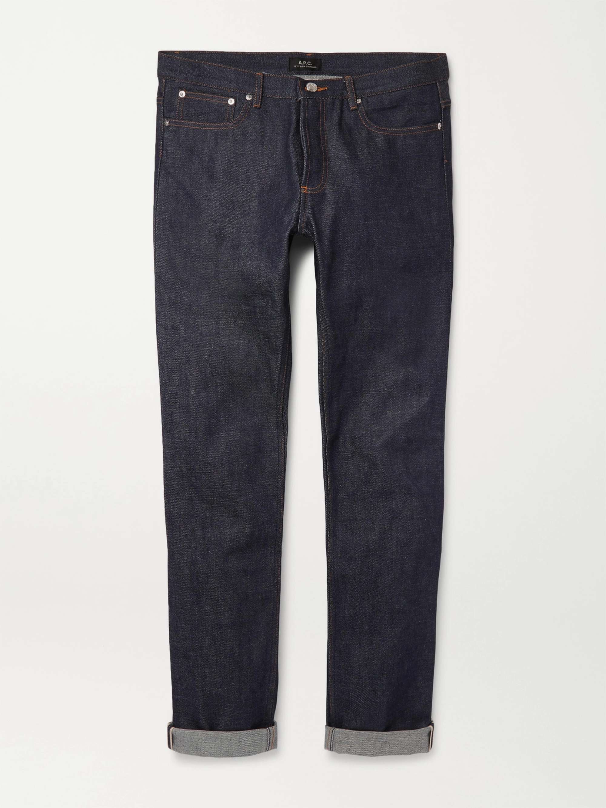 A.P.C. Petit New Standard Skinny-Fit Dry Selvedge Denim Jeans for Men | MR  PORTER