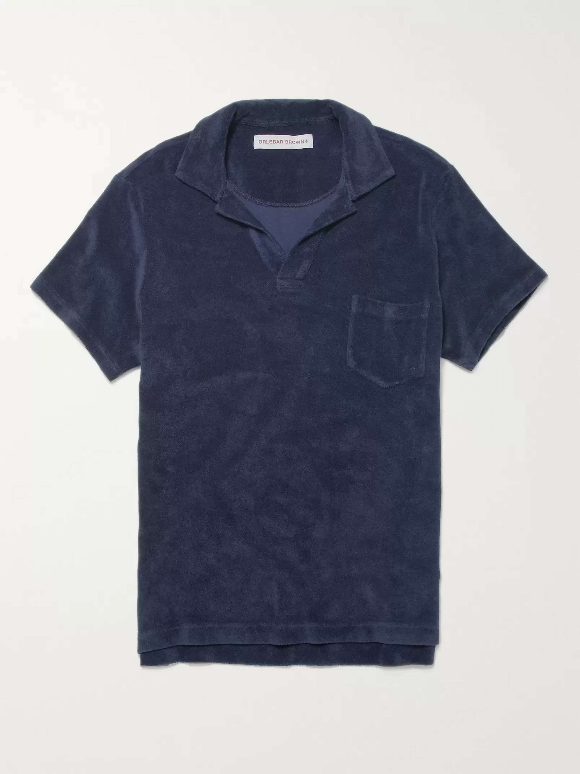 ORLEBAR BROWN Cotton-Terry Polo Shirt | MR PORTER