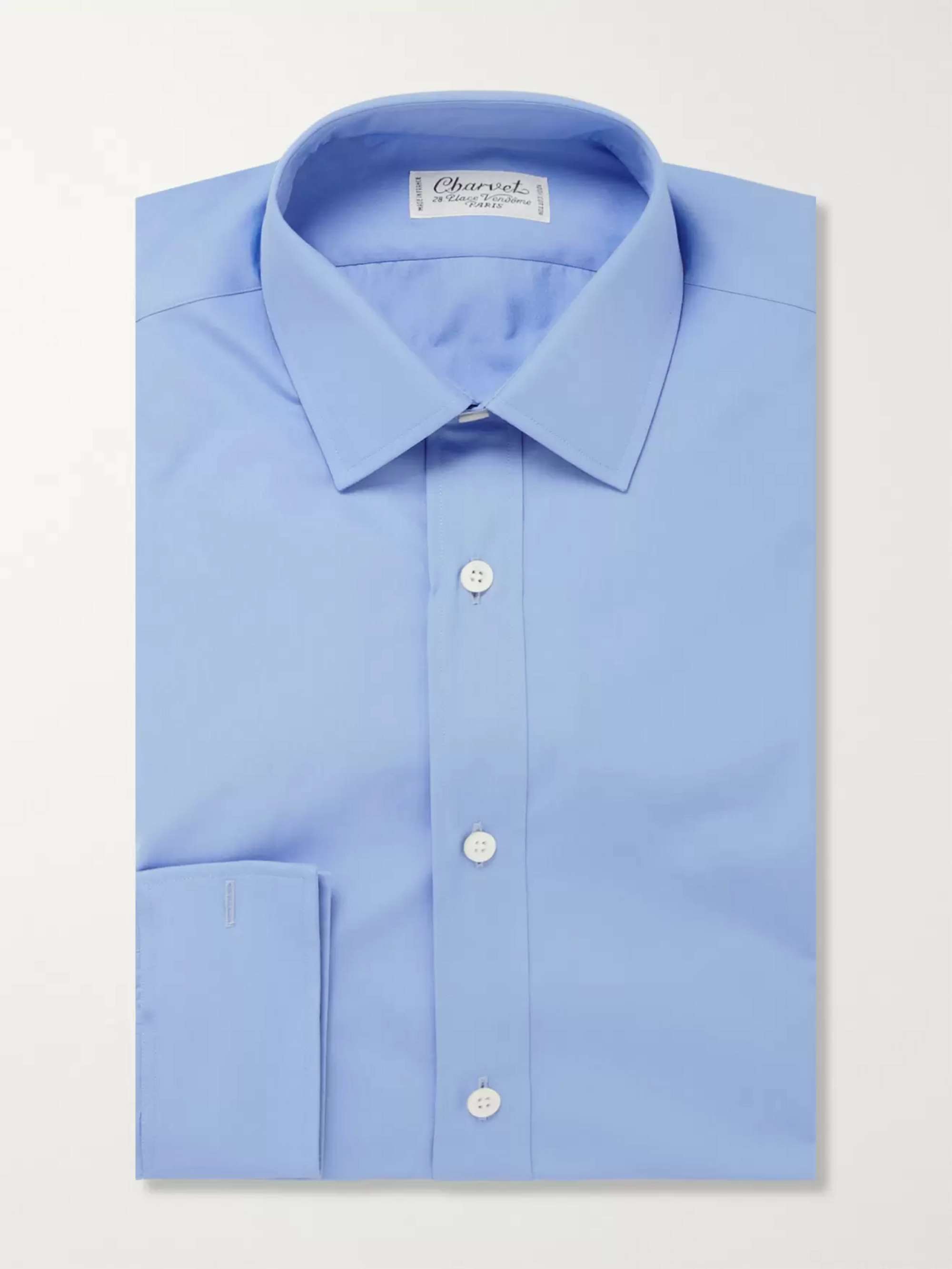 CHARVET Blue Cotton Shirt for Men | MR PORTER