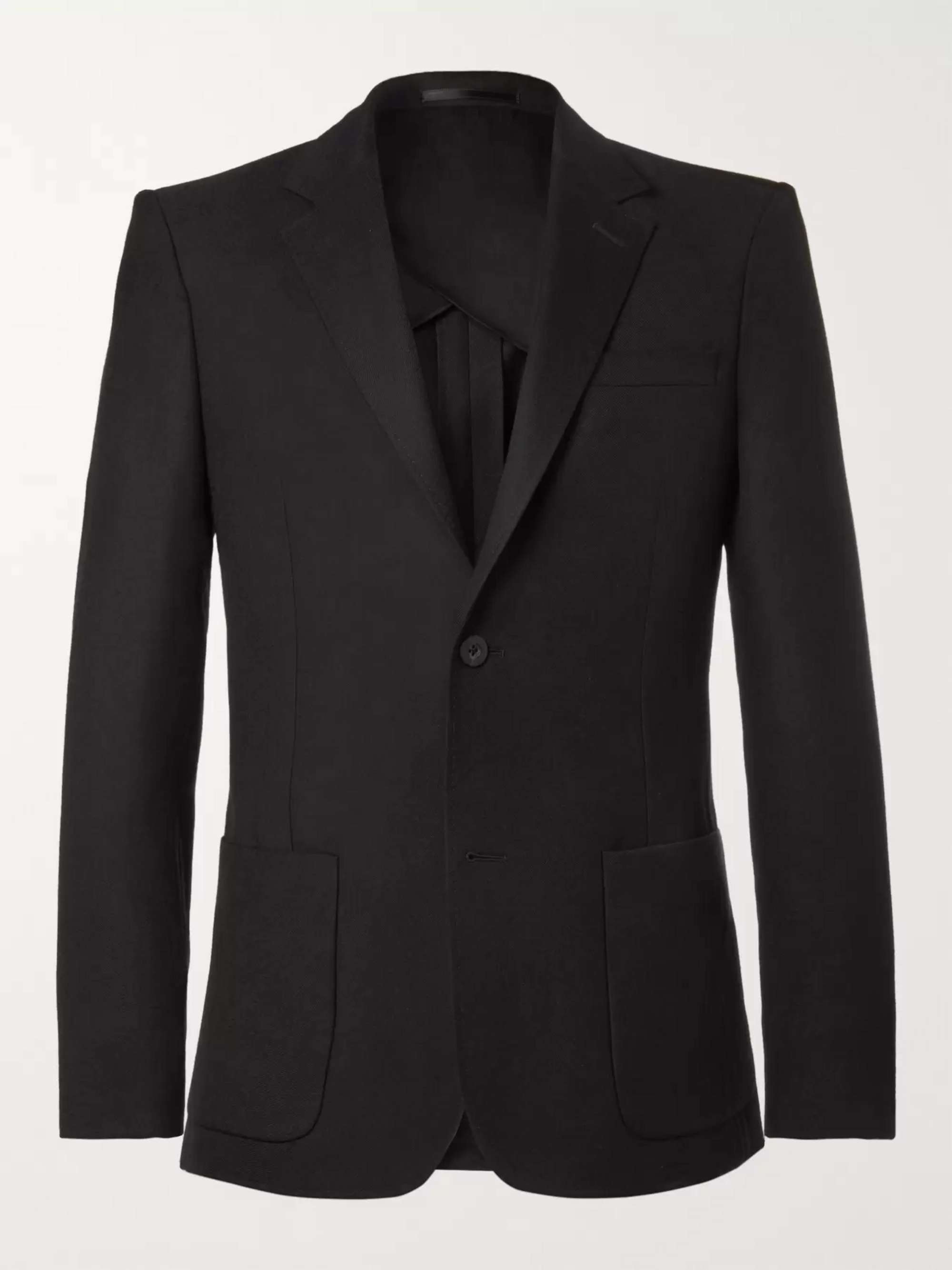 black formal coat for men