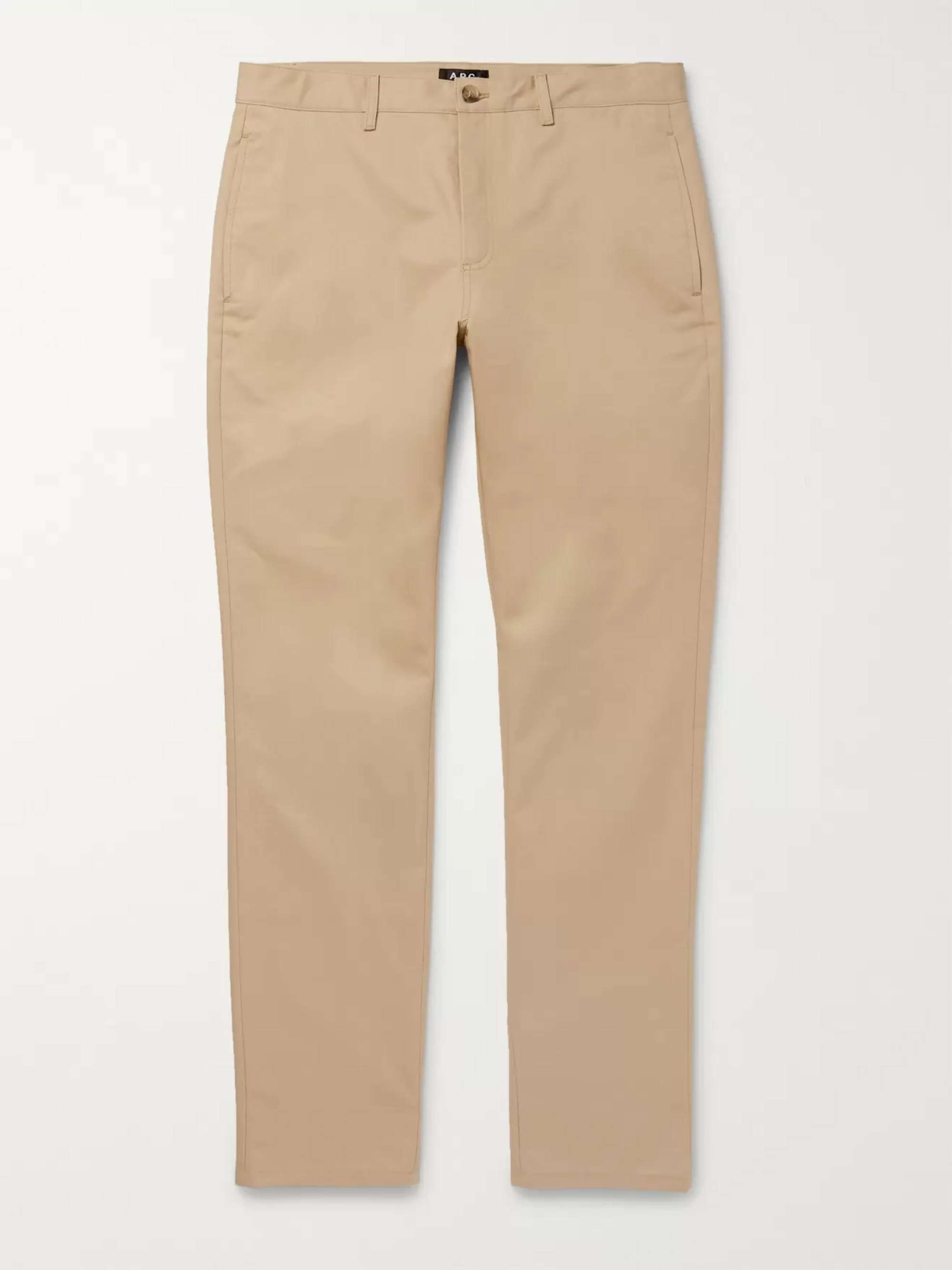 Men's Carrot pants in cotton gabardine