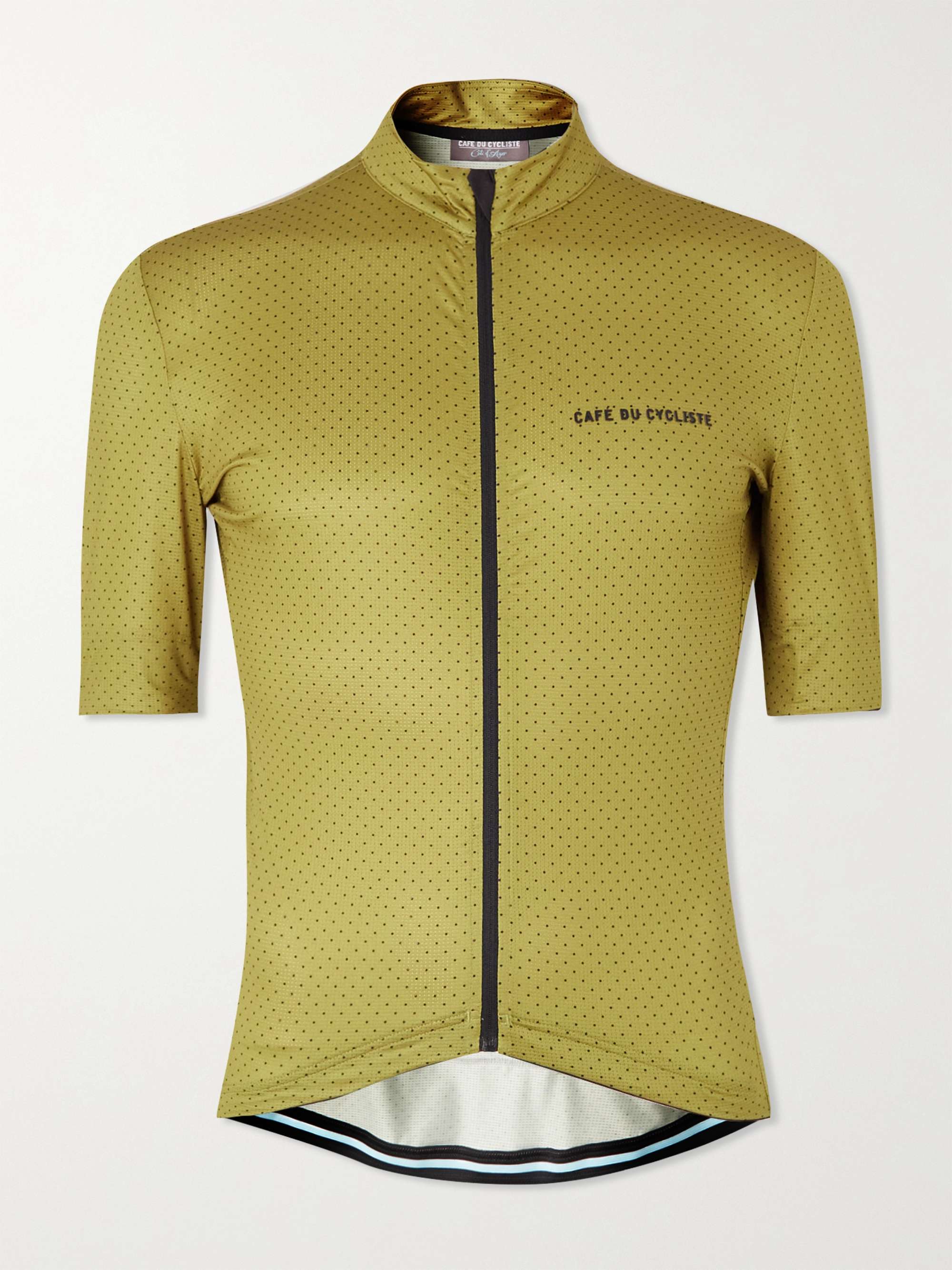 Green Fleurette Polka-Dot Cycling Jersey | CAFE DU CYCLISTE | MR PORTER