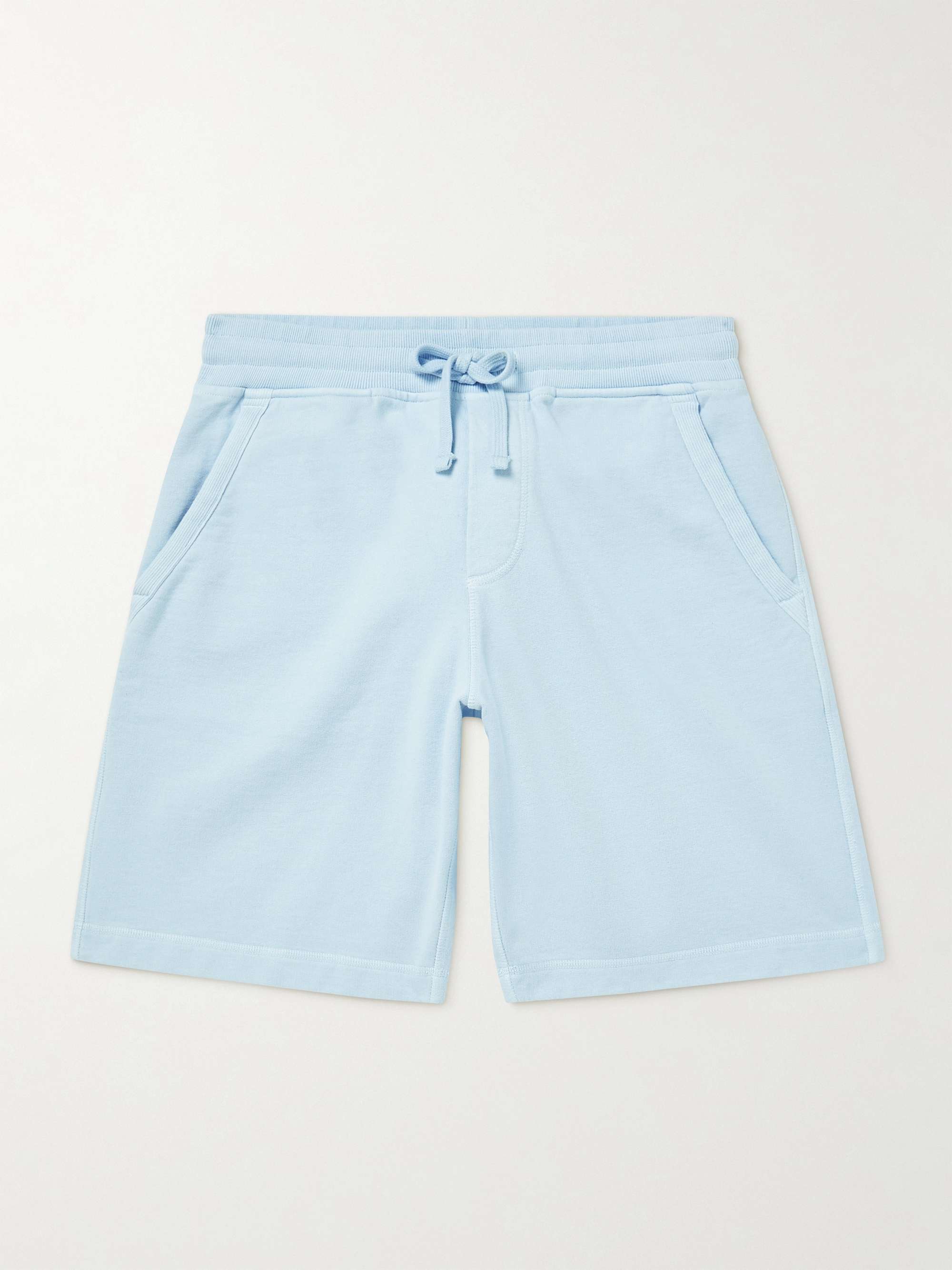 ORLEBAR BROWN Frederick Garment-Dyed Organic Cotton-Jersey Drawstring Shorts  for Men | MR PORTER