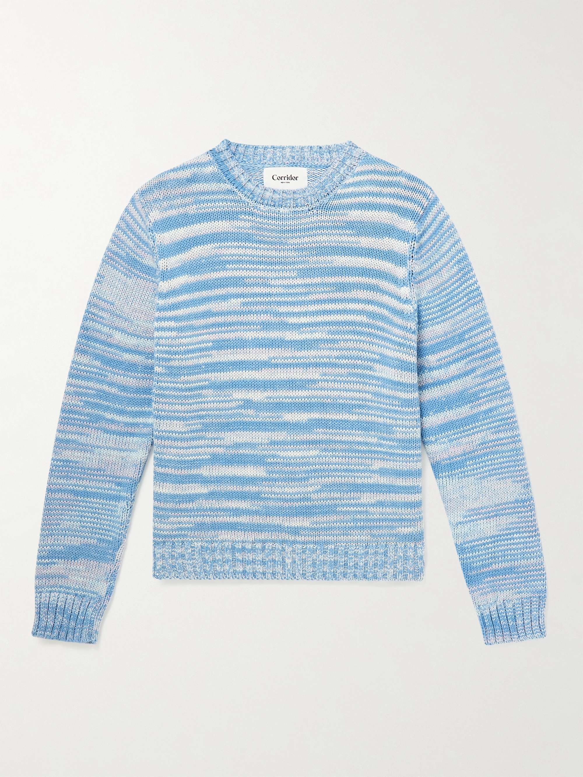 CORRIDOR Space-Dyed Cotton Sweater for Men | MR PORTER