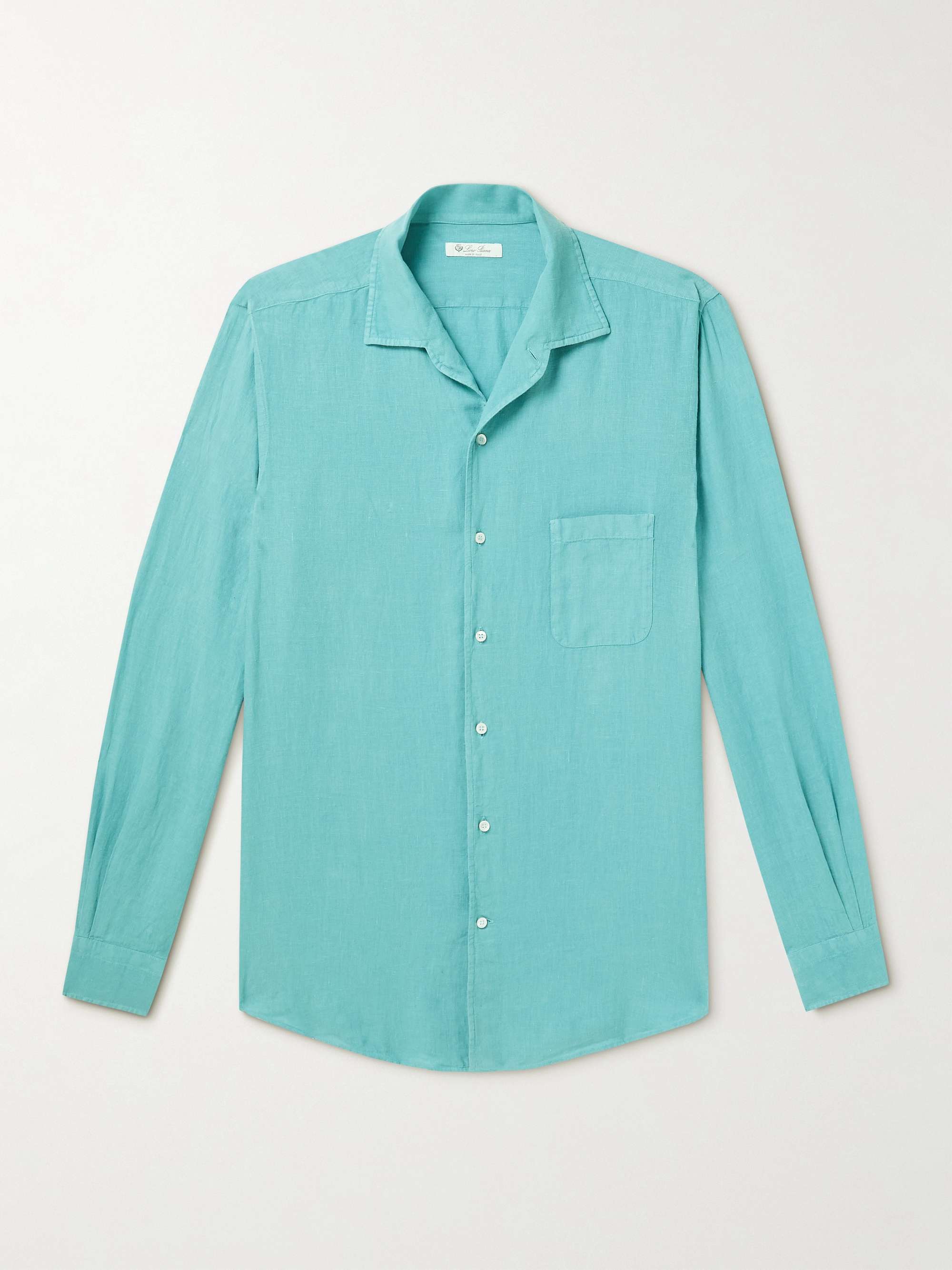 LORO PIANA André Garment-Dyed Linen Shirt | MR PORTER