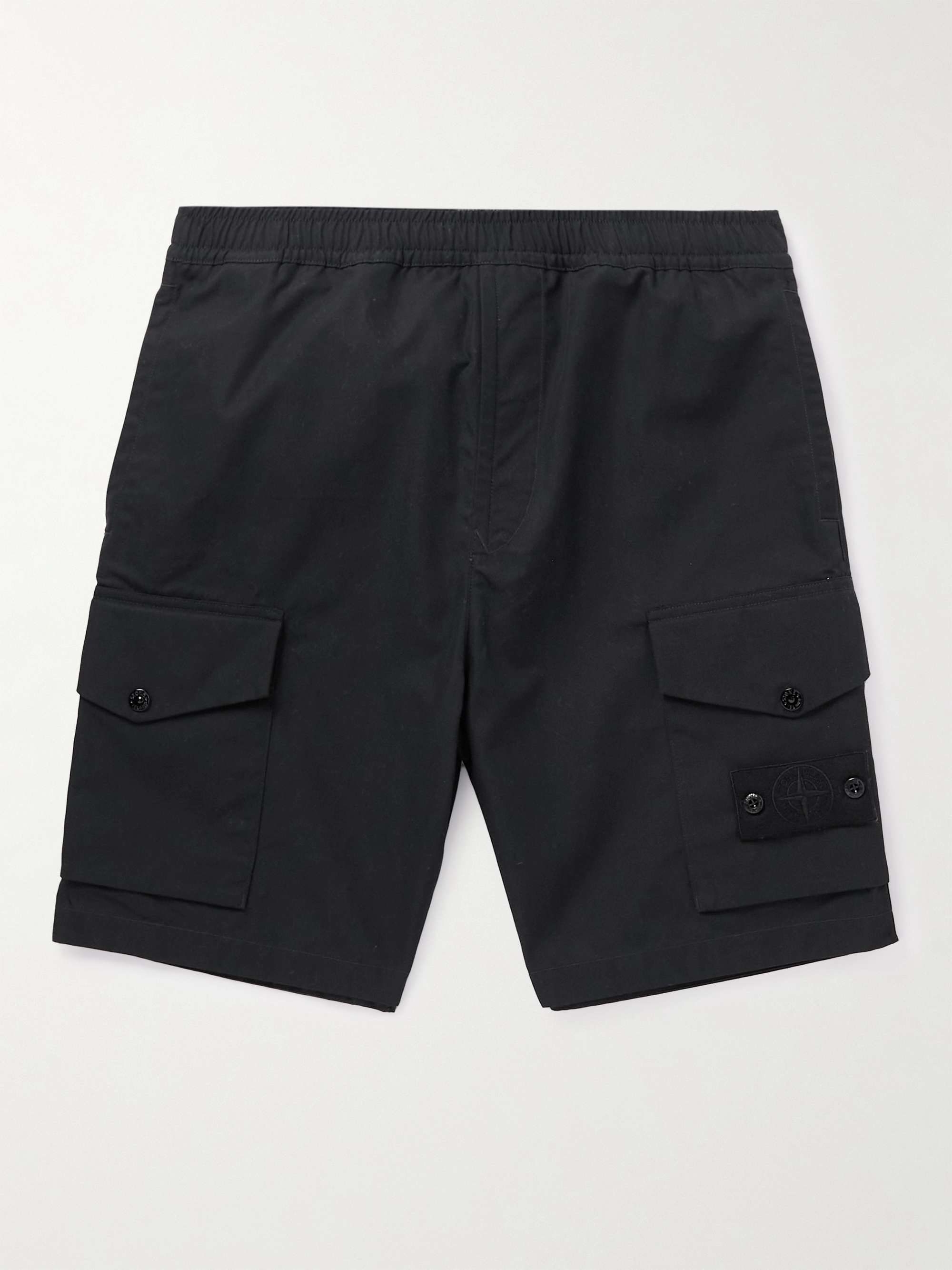 STONE ISLAND Ghost Straight-Leg Cotton-Ventile Cargo Shorts for Men | MR  PORTER