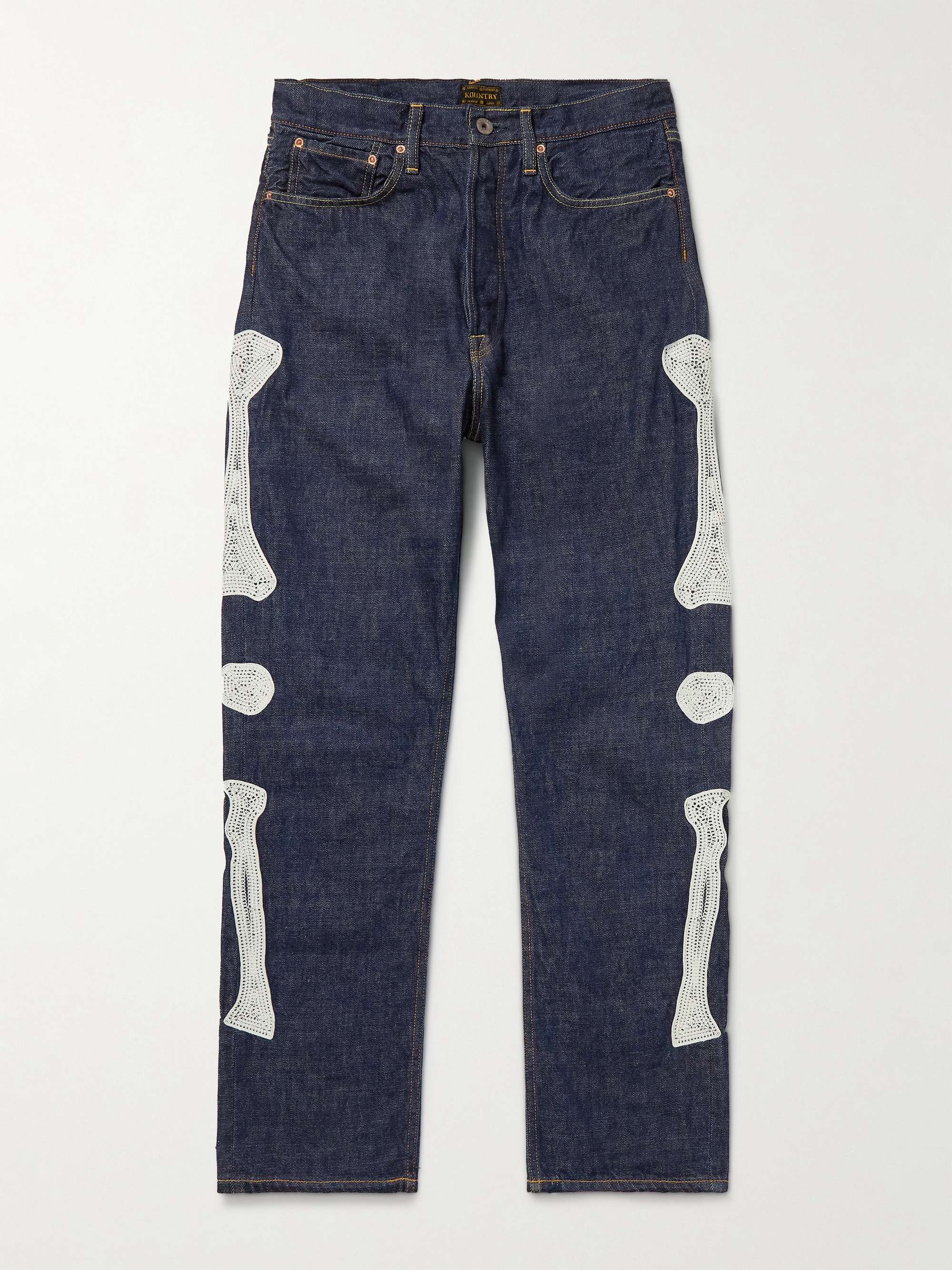 KAPITAL Embroidered Jeans for Men | MR PORTER