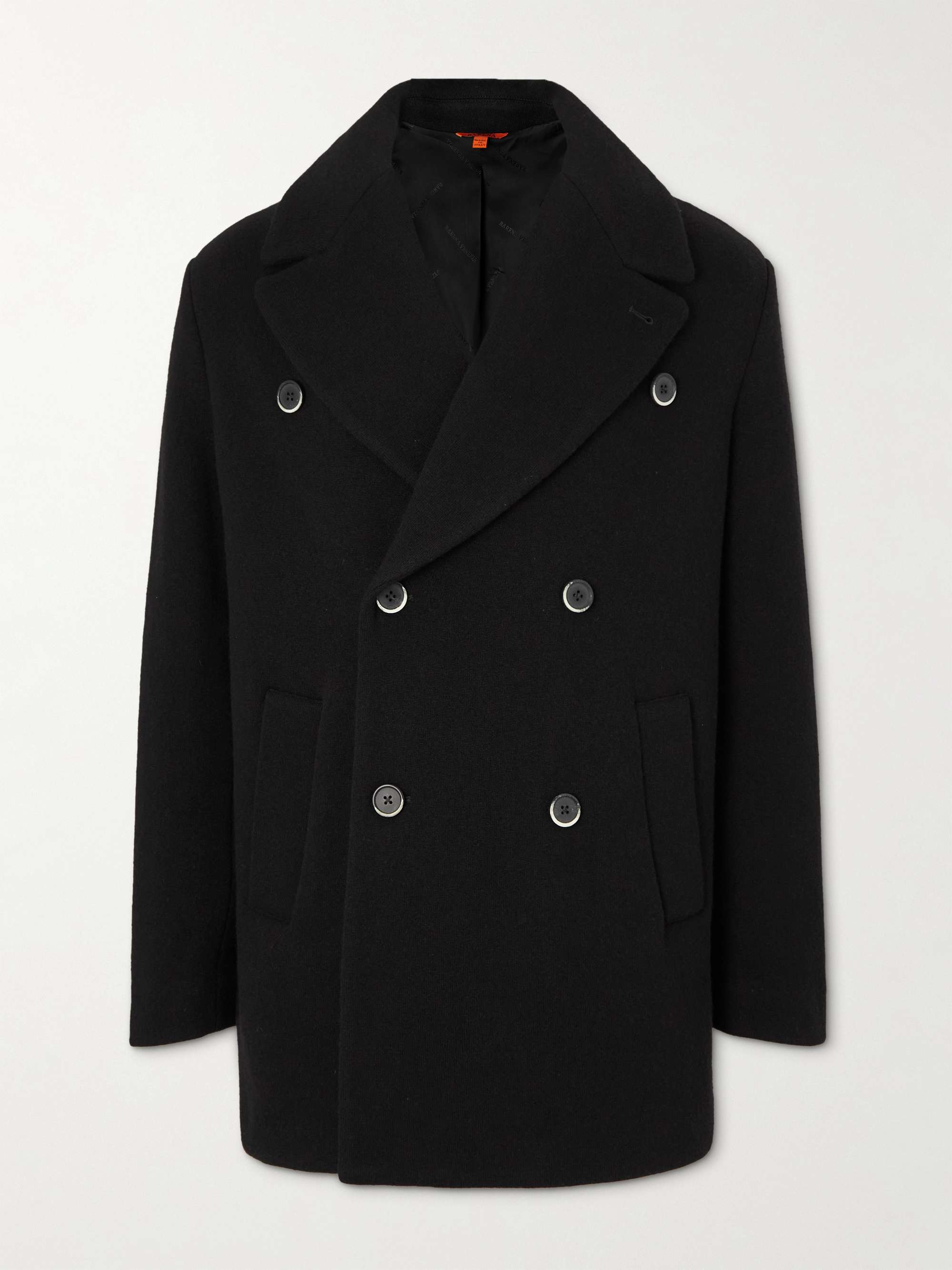 BARENA Double-Breasted Wool-Blend Coat for Men | MR PORTER