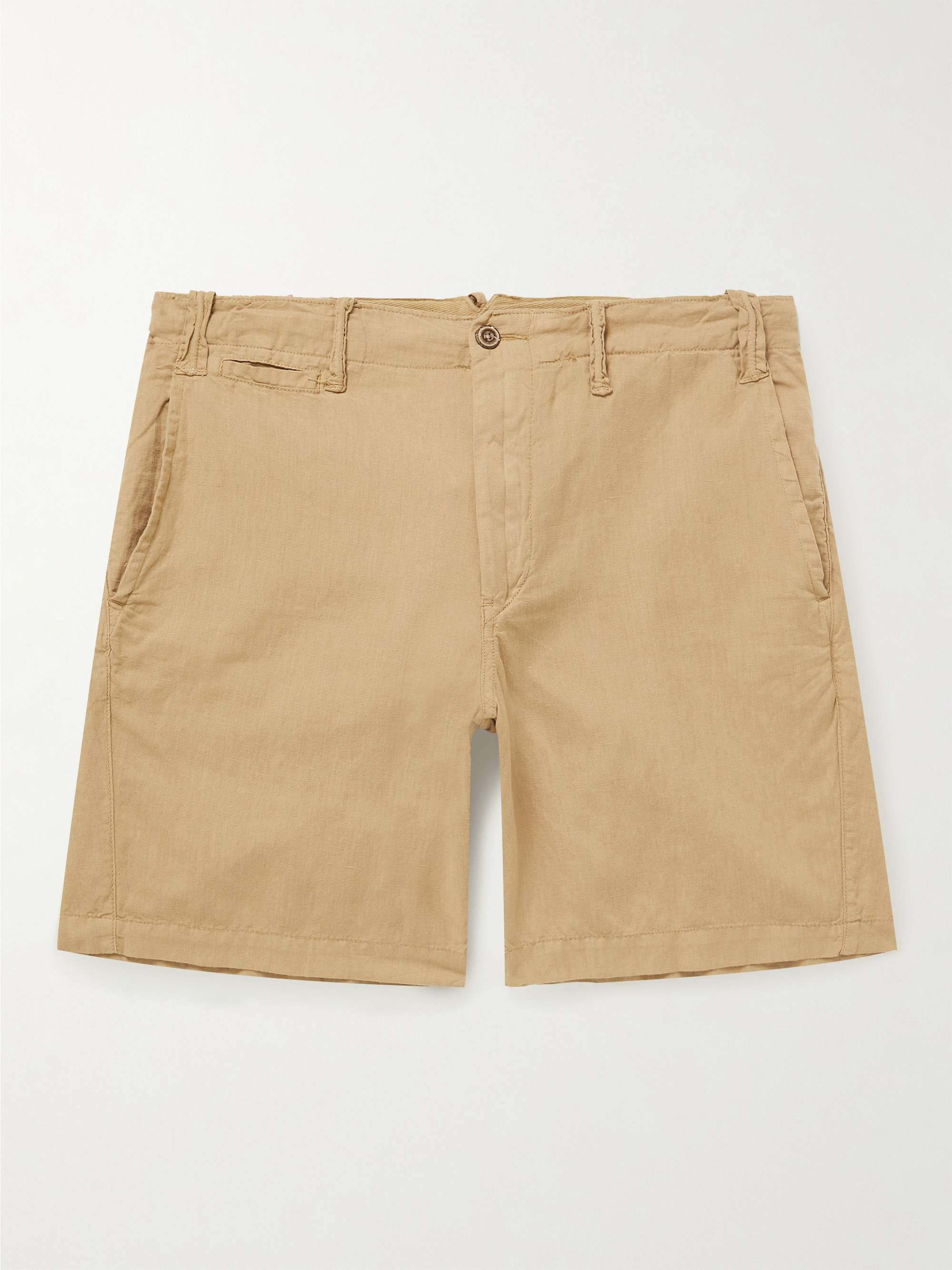 POLO RALPH LAUREN Straight-Leg Linen and Cotton-Blend Shorts for Men | MR  PORTER
