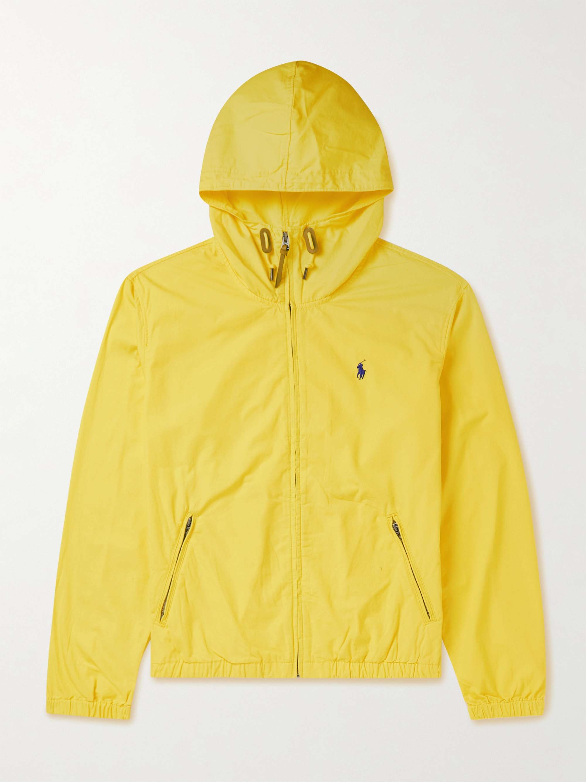 POLO RALPH LAUREN Logo-Embroidered Cotton Hooded Jacket | MR PORTER