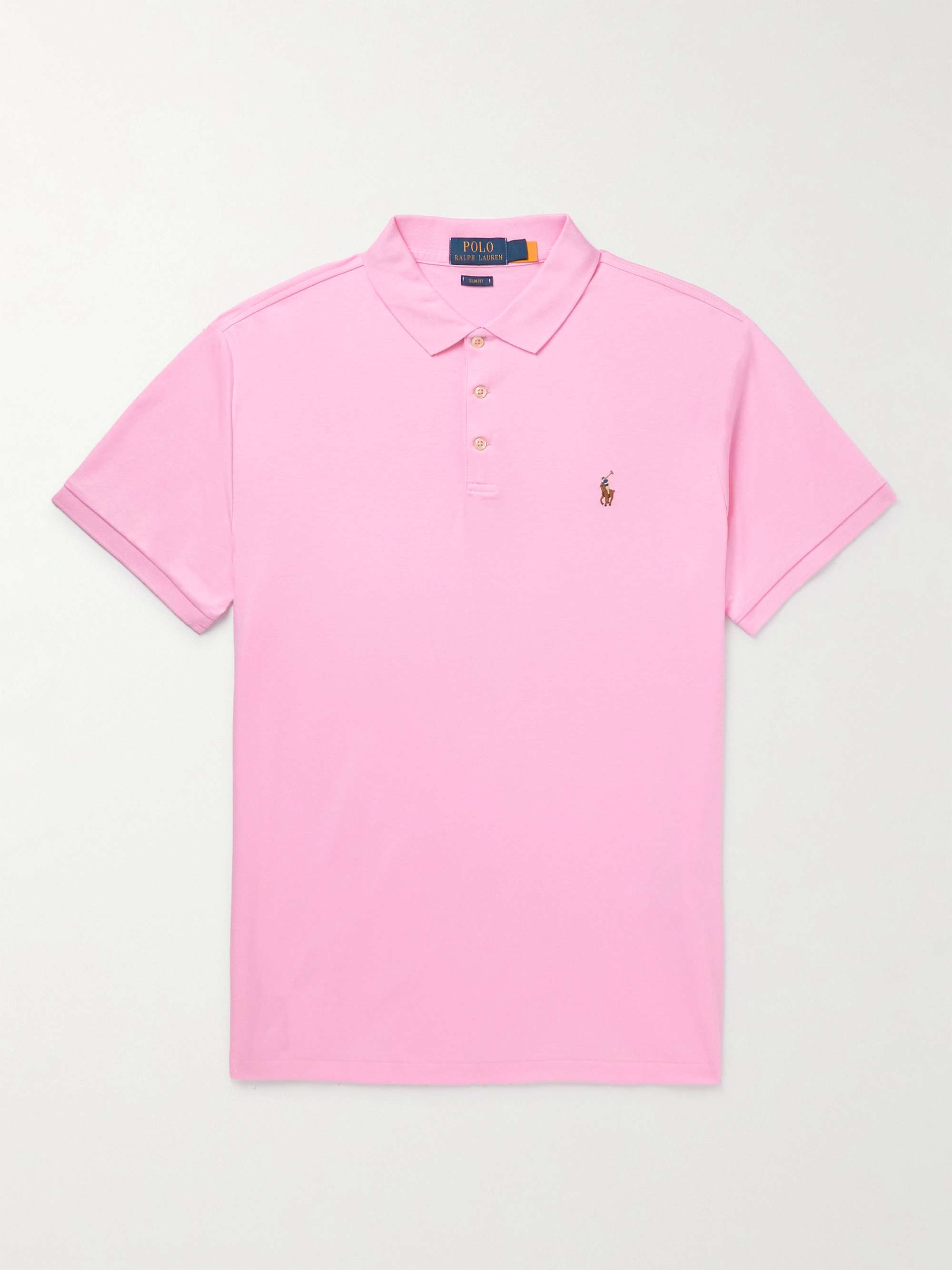 POLO RALPH LAUREN Logo-Embroidered Cotton-Jersey Polo Shirt for Men | MR  PORTER