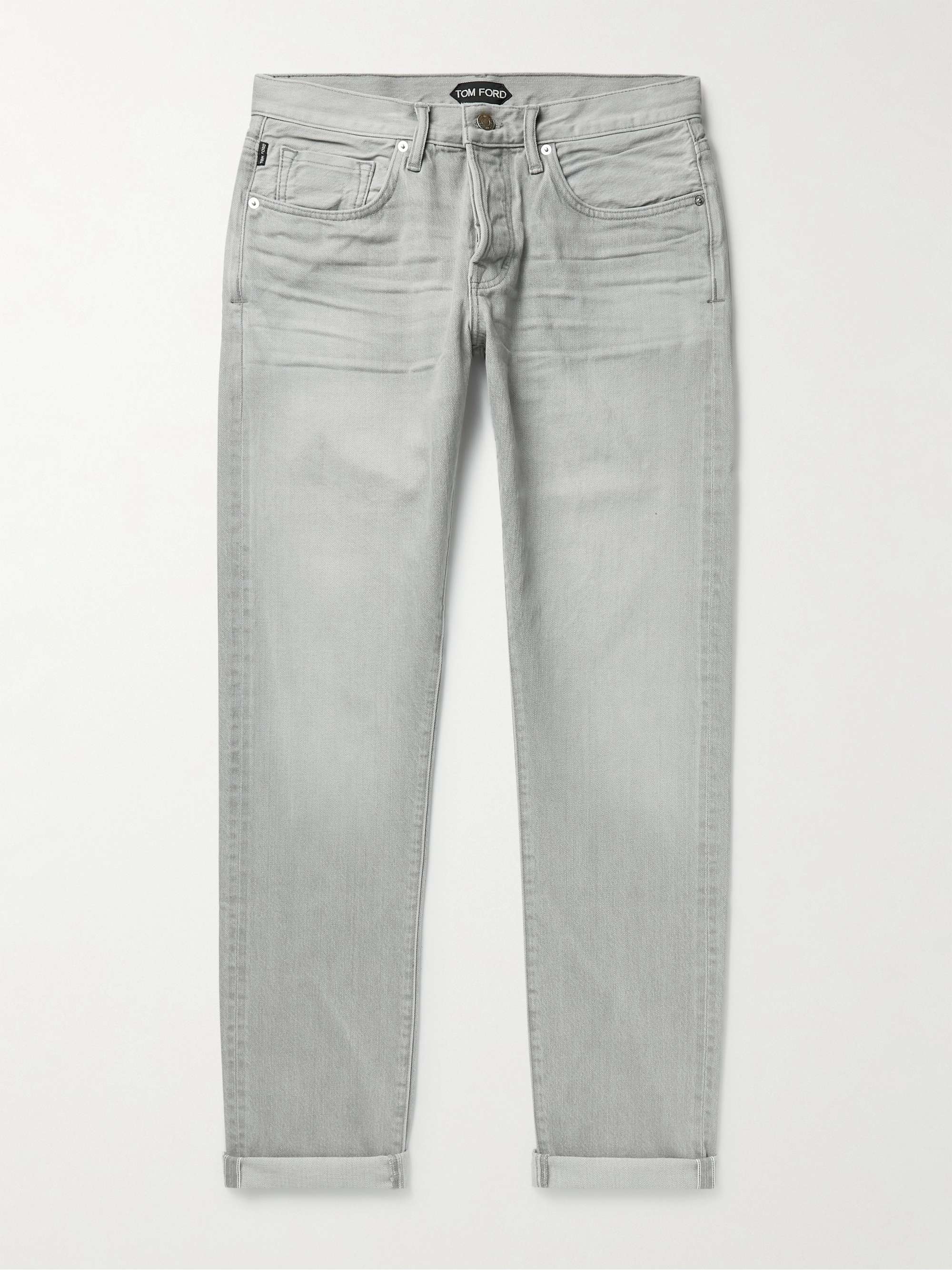 slette Gør gulvet rent enorm TOM FORD Slim-Fit Selvedge Jeans for Men | MR PORTER