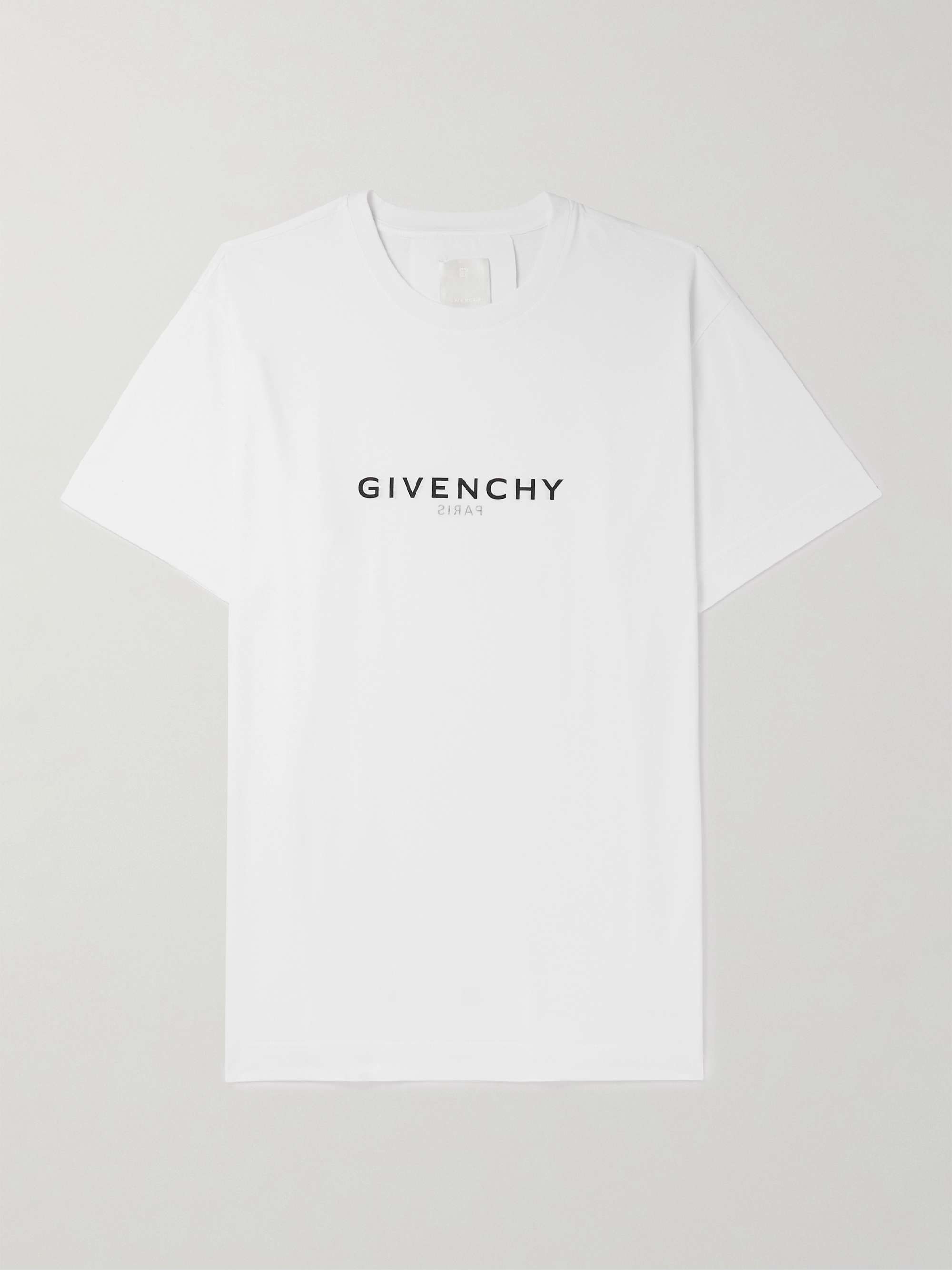 GIVENCHY Oversized Logo-Print Cotton-Jersey T-Shirt for Men | MR PORTER