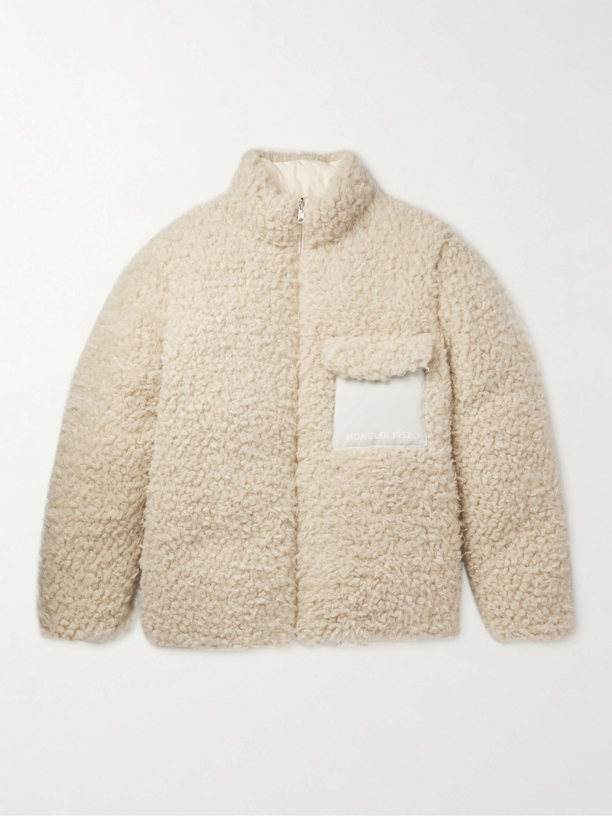 Cream 2 Moncler 1952 Monnow Reversible Shell and Faux Shearling Down Jacket  | MONCLER GENIUS | MR PORTER
