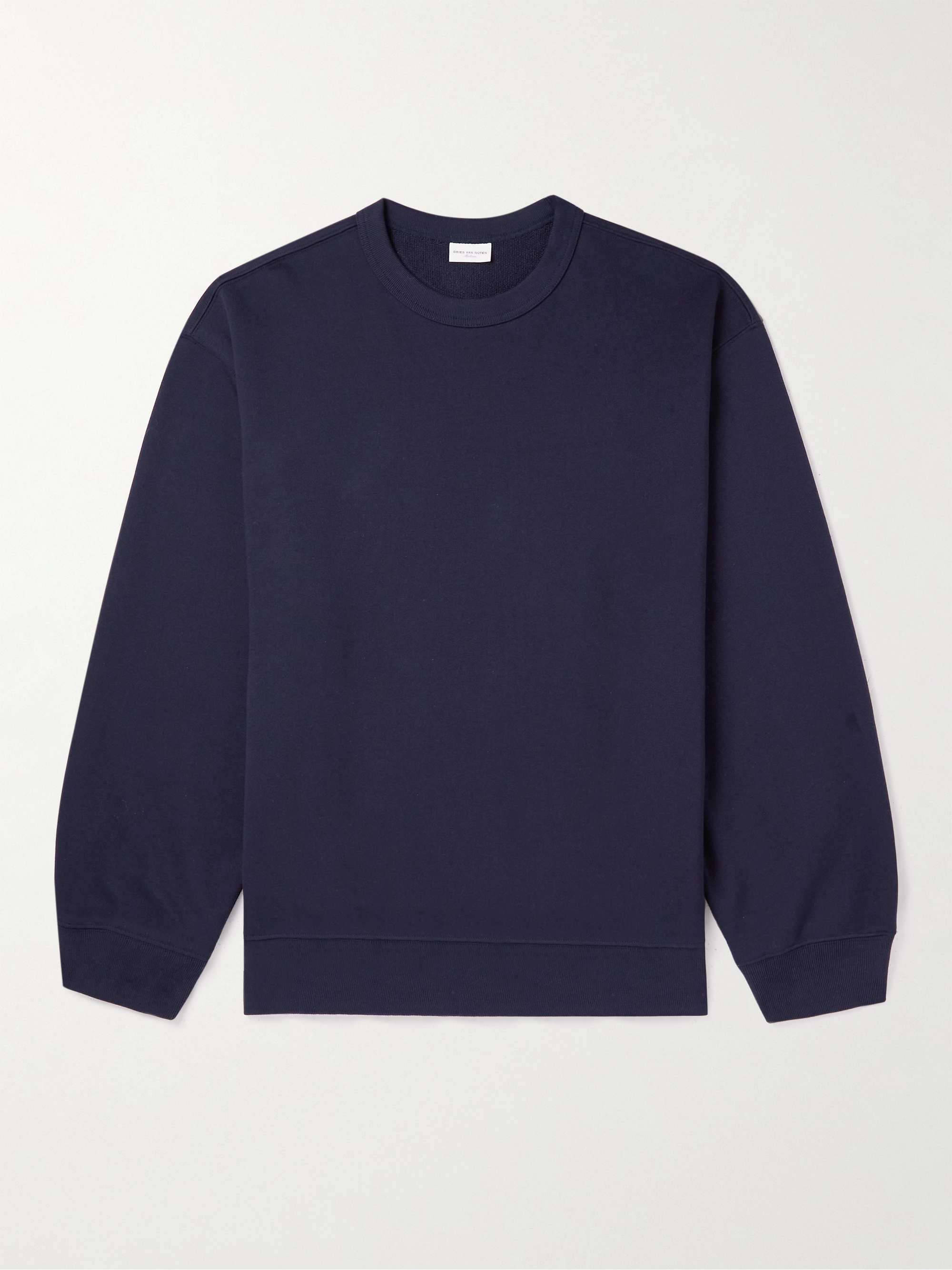 DRIES VAN NOTEN Oversized Cotton-Jersey Sweatshirt | MR PORTER