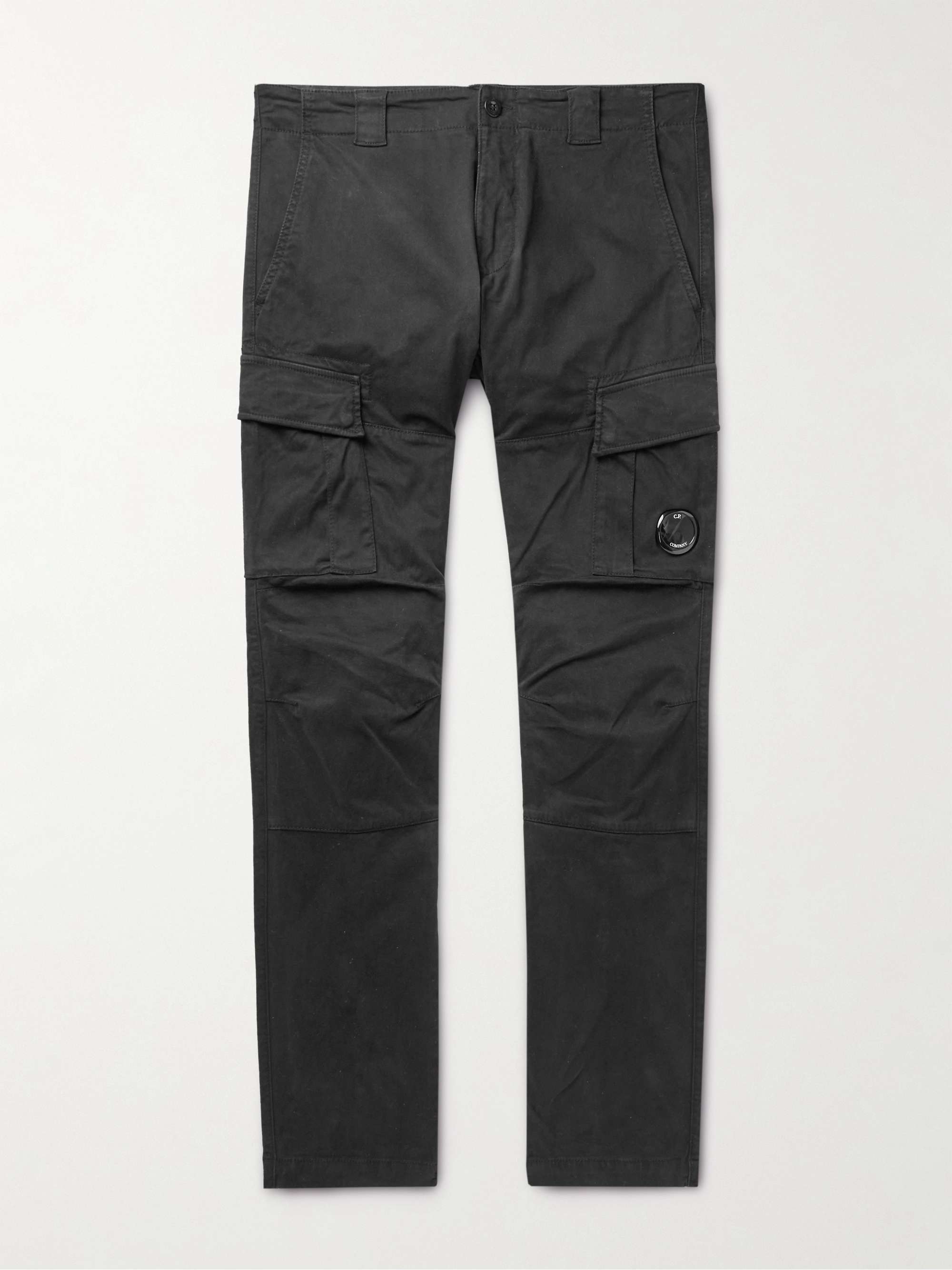 C.P. COMPANY Straight-Leg Logo-Appliquéd Cotton-Blend Cargo Trousers for  Men | MR PORTER