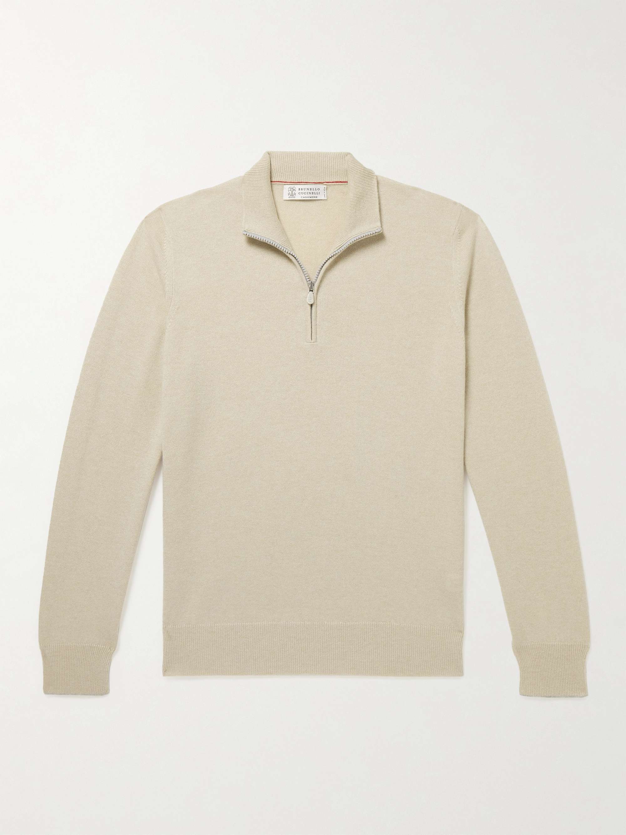 BRUNELLO CUCINELLI Cashmere Half-Zip Sweater | MR PORTER