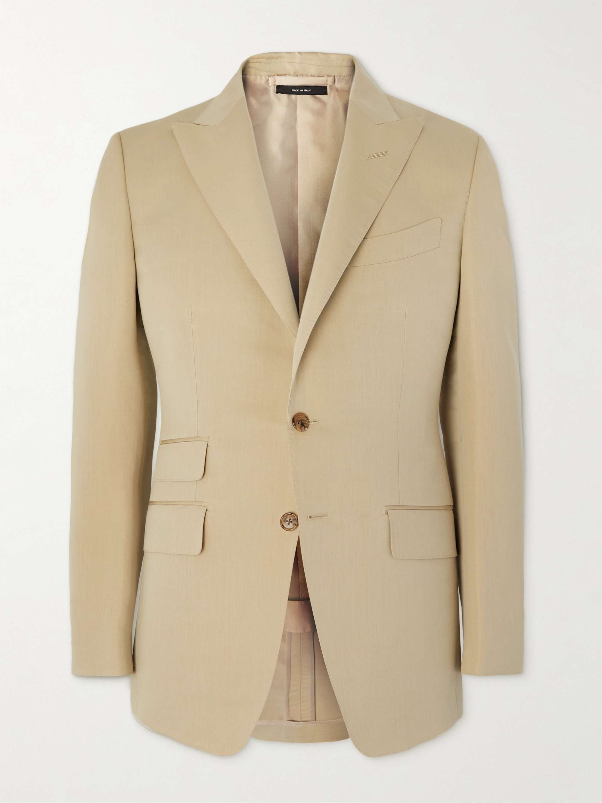 TOM FORD O'Connor Slim-Fit Cotton and Silk-Blend Suit Jacket | MR PORTER