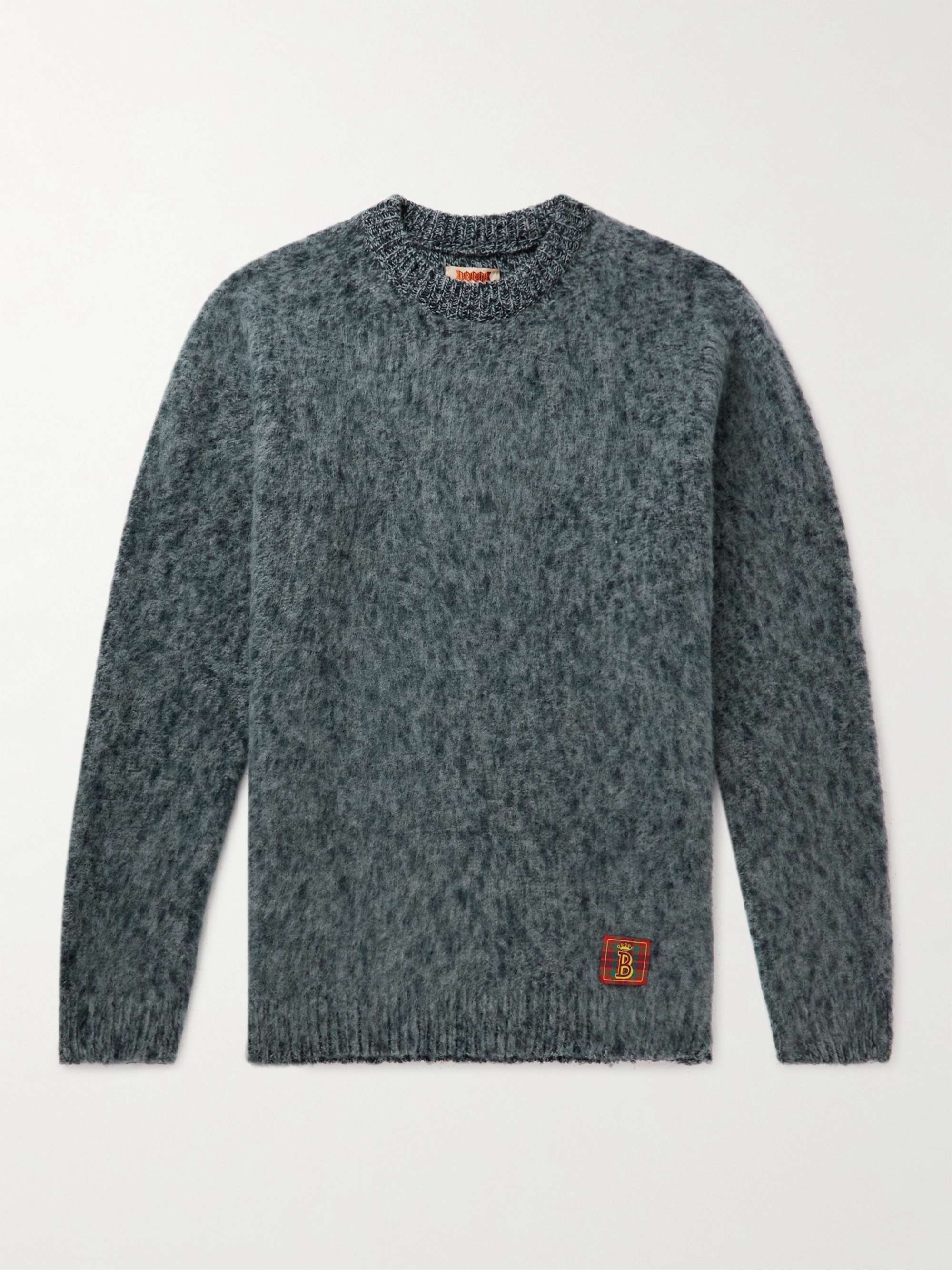 BARACUTA Brushed Virgin Wool Sweater | MR PORTER