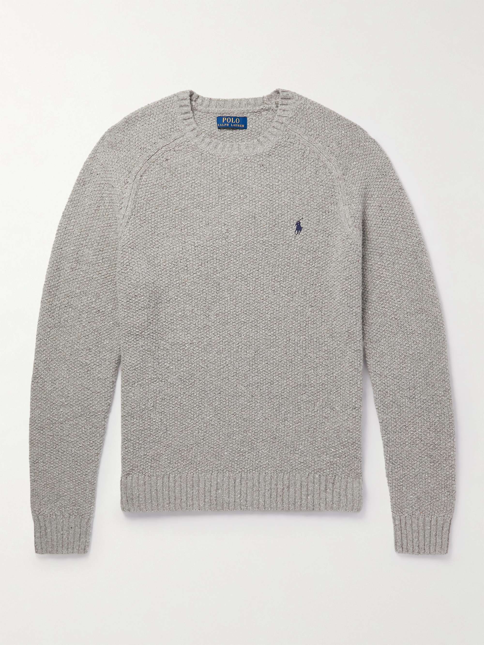POLO RALPH LAUREN Logo-Embroidered Recycled Knitted Sweater for Men | MR  PORTER