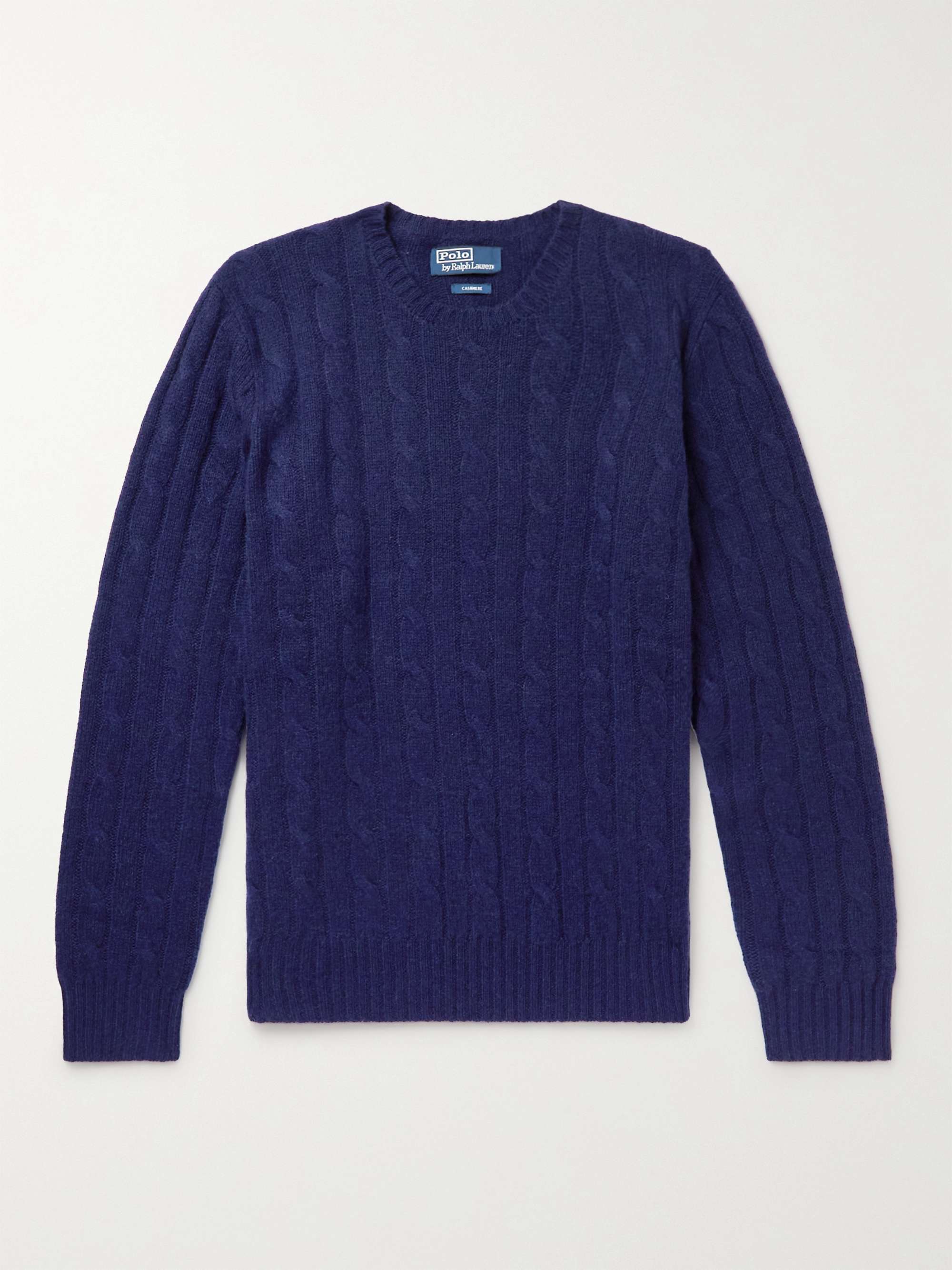 POLO RALPH LAUREN Cable-Knit Cashmere Sweater for Men | MR PORTER