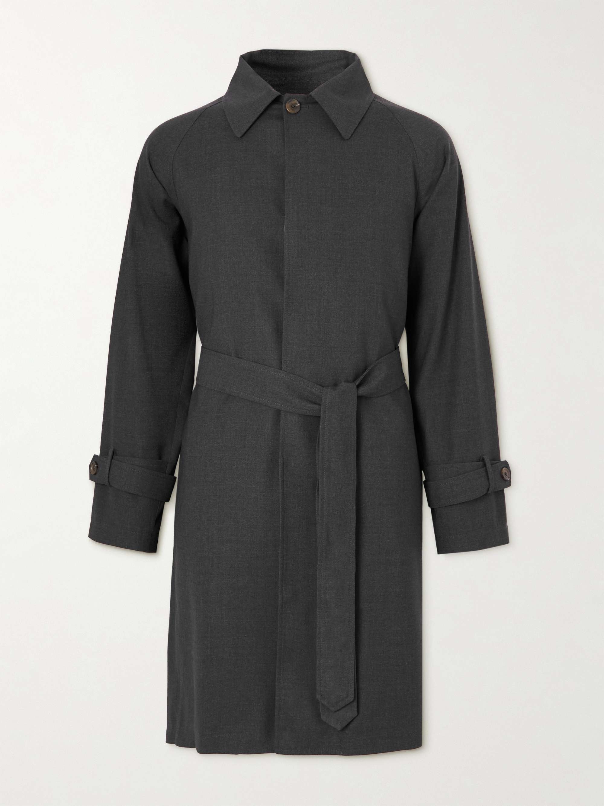 STÒFFA Belted Wool Trench Coat for Men | MR PORTER