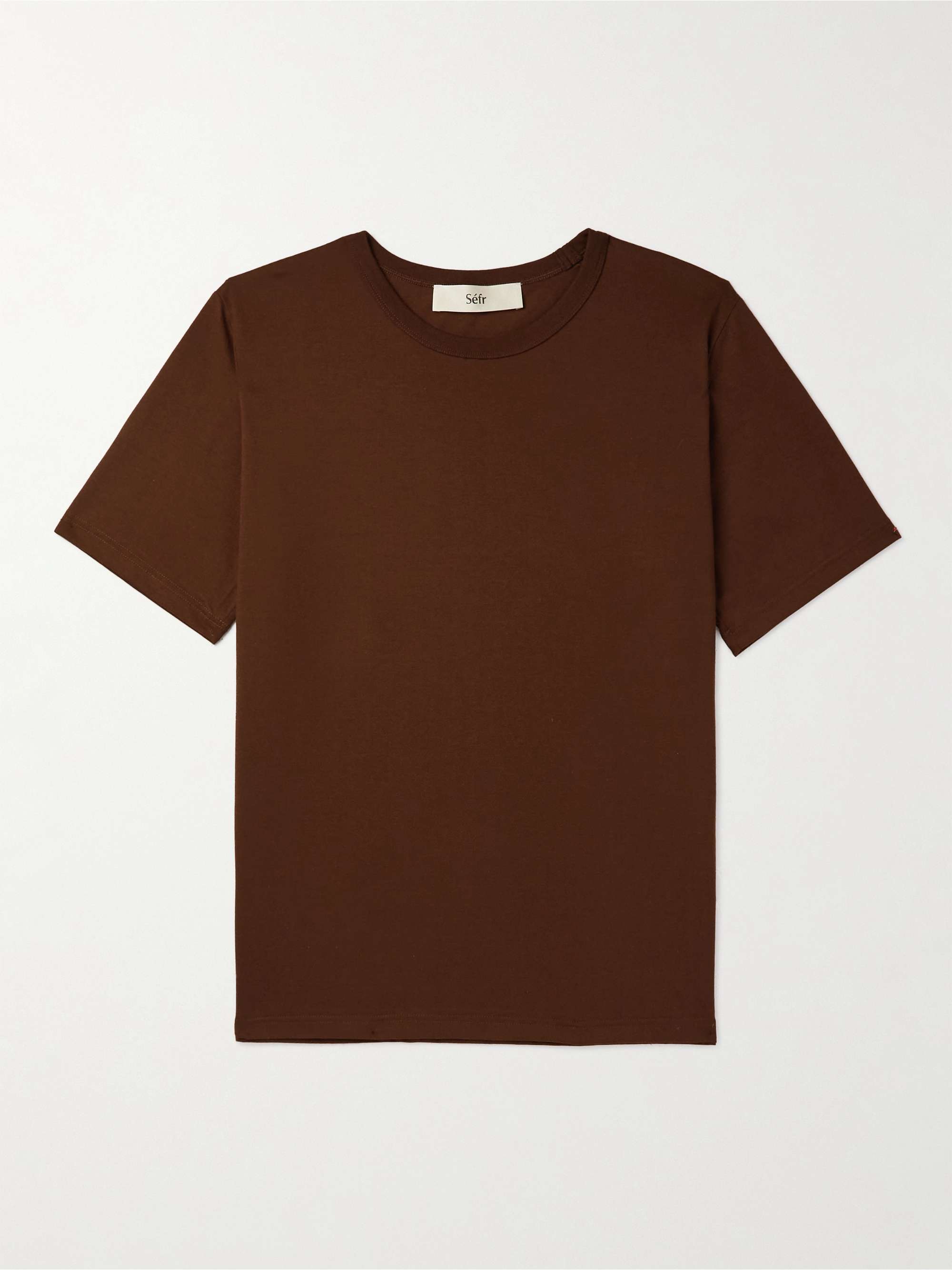 SÉFR Luca Cotton-Blend Jersey T-Shirt | MR PORTER