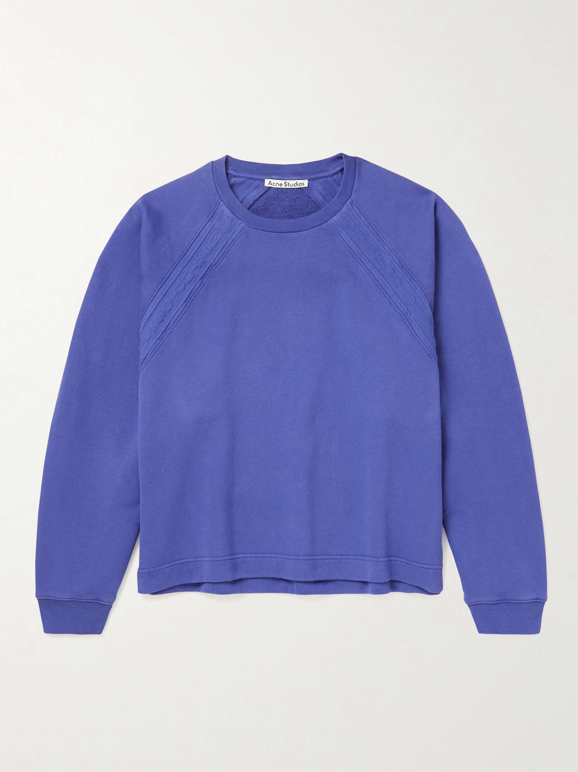 ACNE STUDIOS Farmy Chain Cotton-Jersey Sweatshirt for Men | MR PORTER