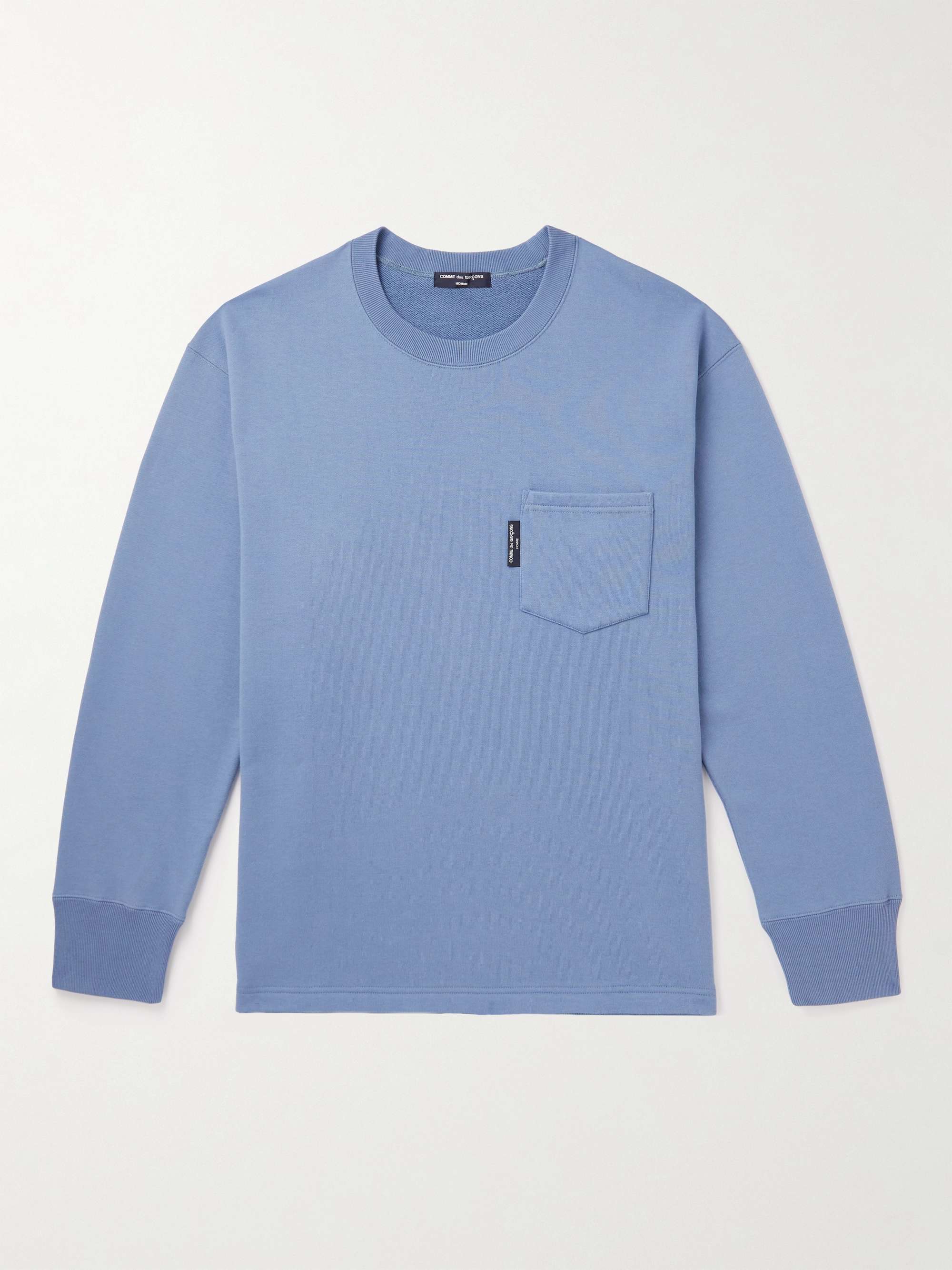 GARÇONS HOMME Logo-Appliquéd Cotton-Jersey Sweatshirt for Men | MR PORTER