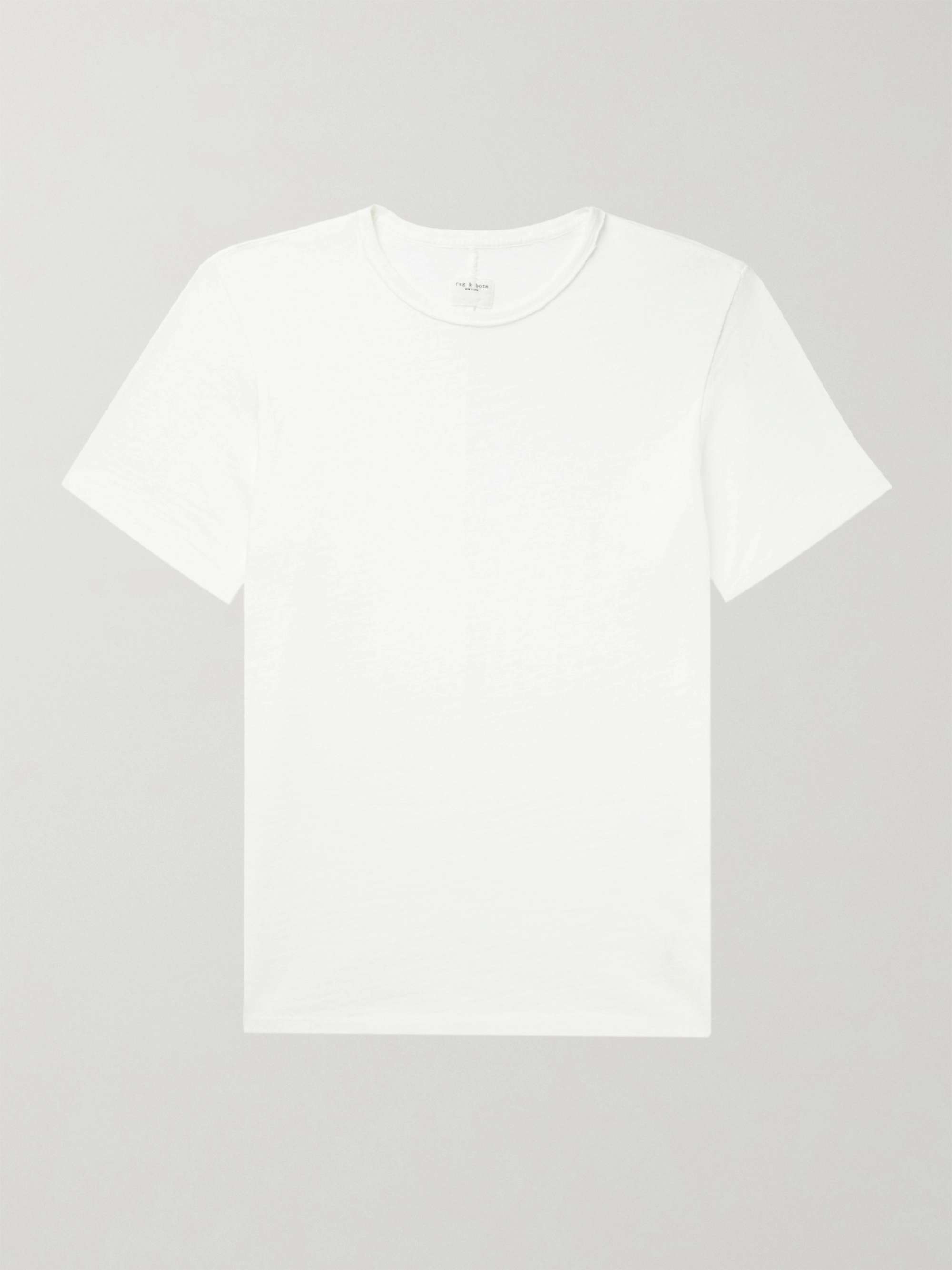 RAG & BONE Classic Flame Slub Cotton-Jersey T-Shirt for Men