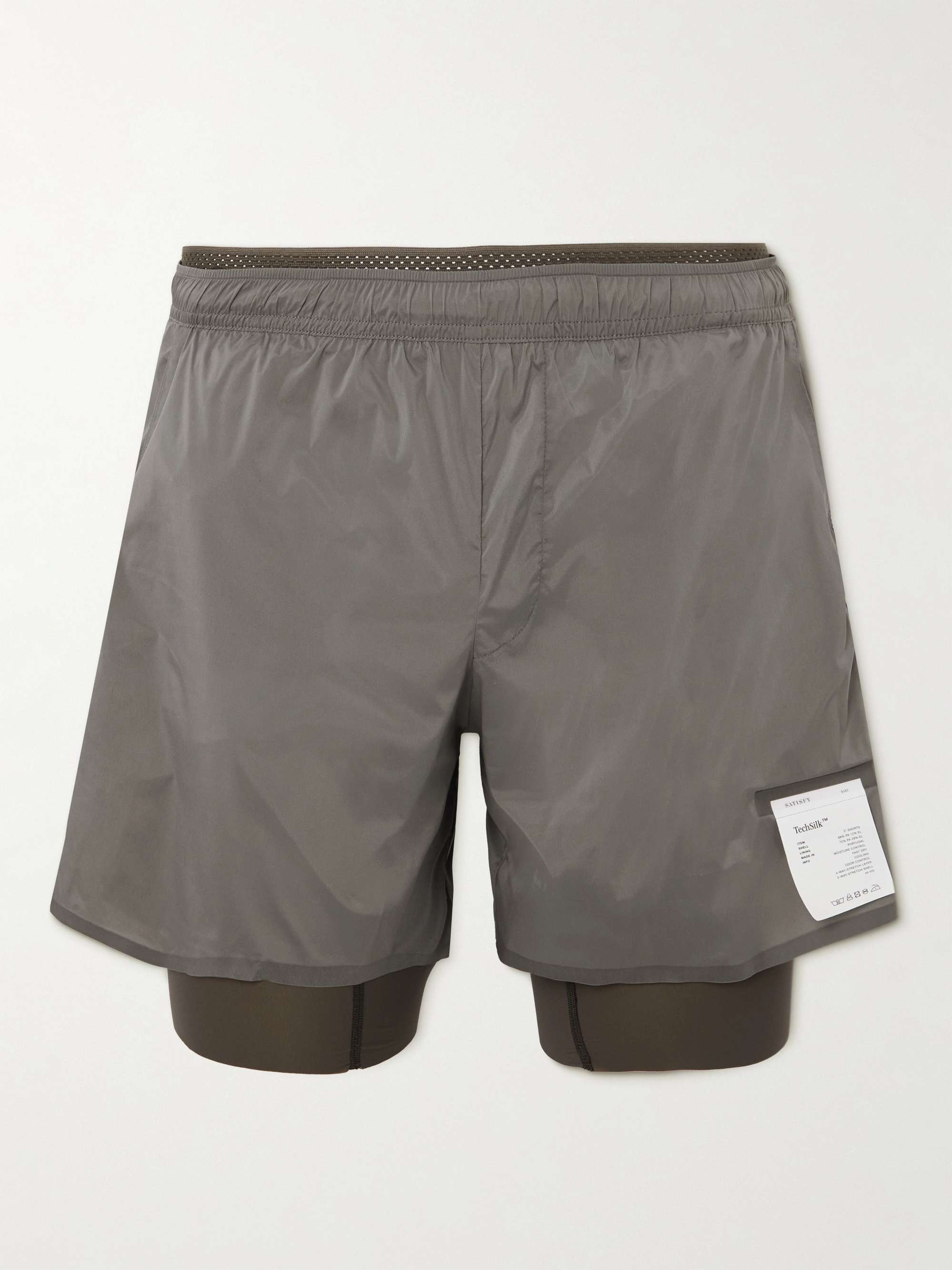 SATISFY Straight-Leg Layered TechSilk™ Shell and Justice™ Shorts | MR PORTER