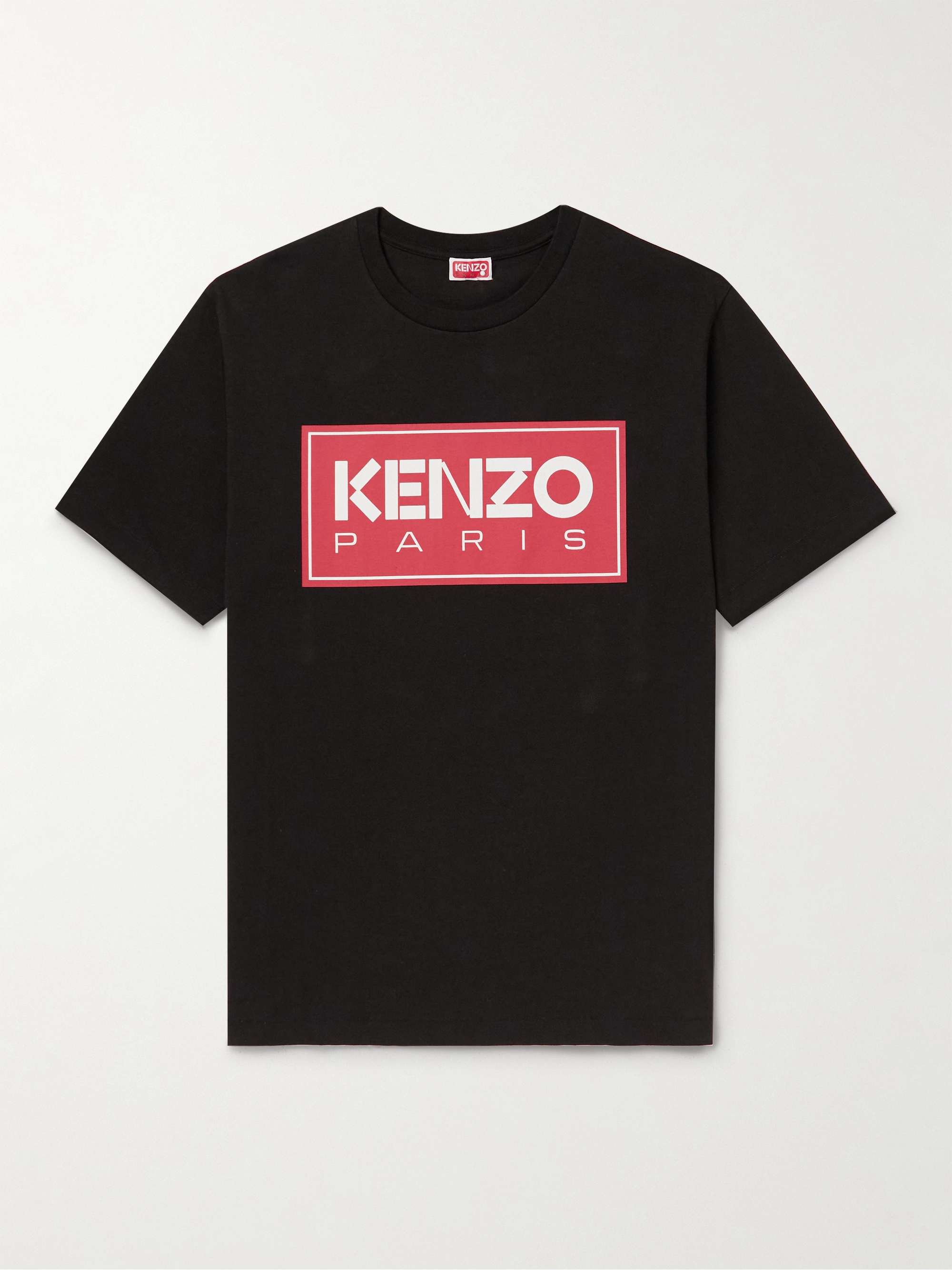 KENZO Logo-Print Cotton-Jersey T-Shirt for Men | MR PORTER