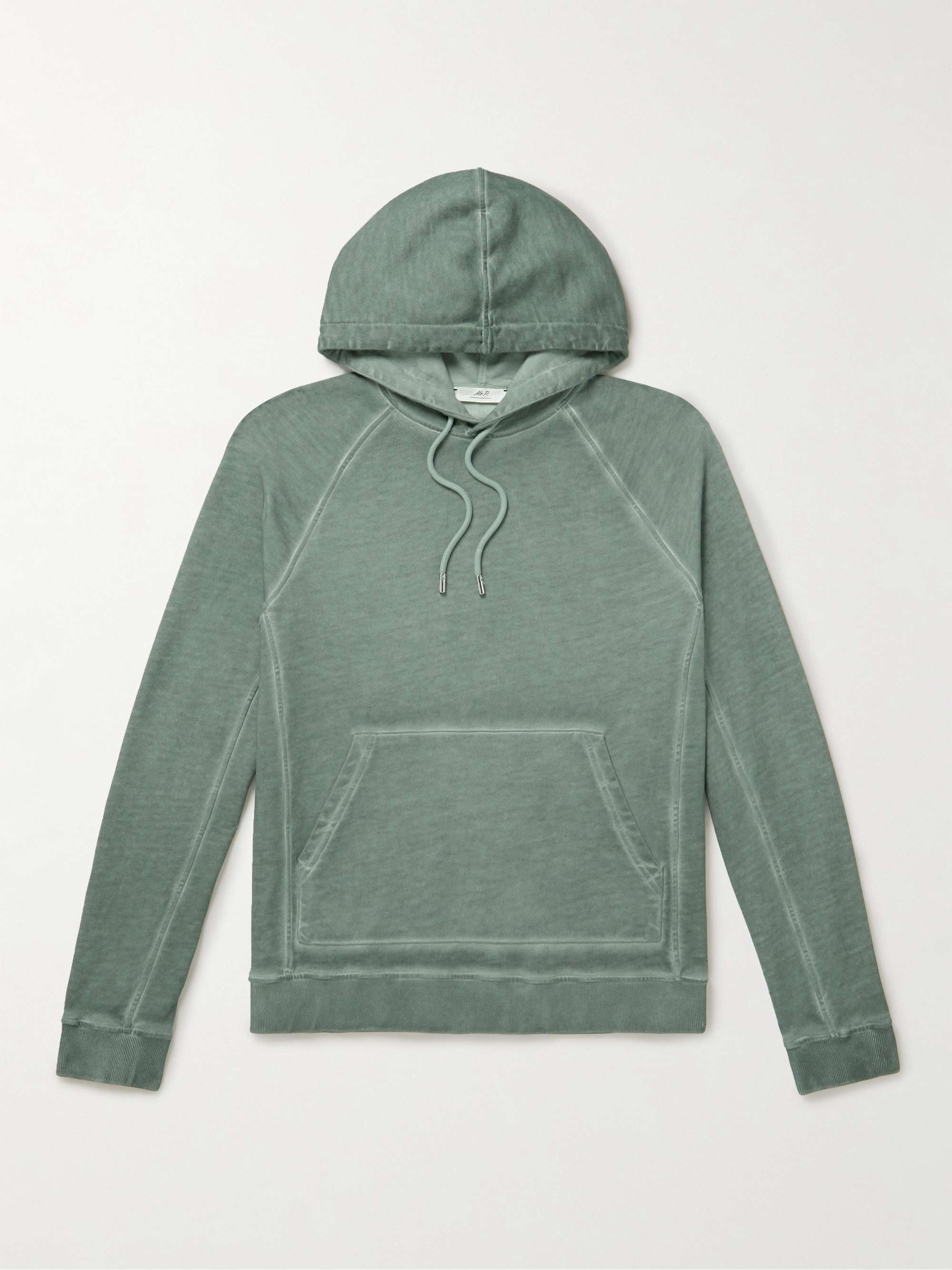 MR P. Cold-Dyed Organic Cotton-Jersey Hoodie for Men | MR PORTER