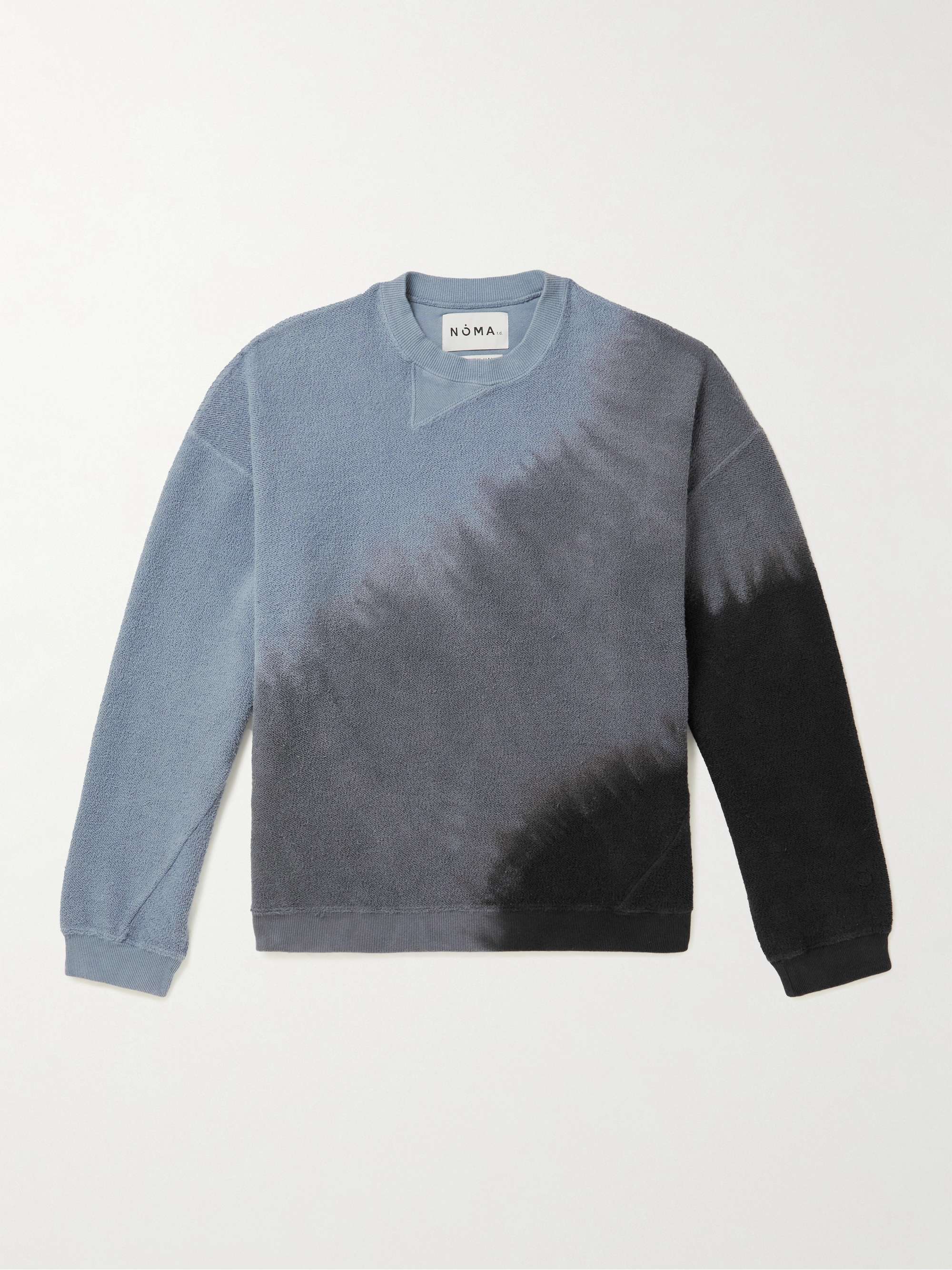 NOMA T.D. Twist Hand-Dyed Cotton-Fleece Sweatshirt | MR PORTER