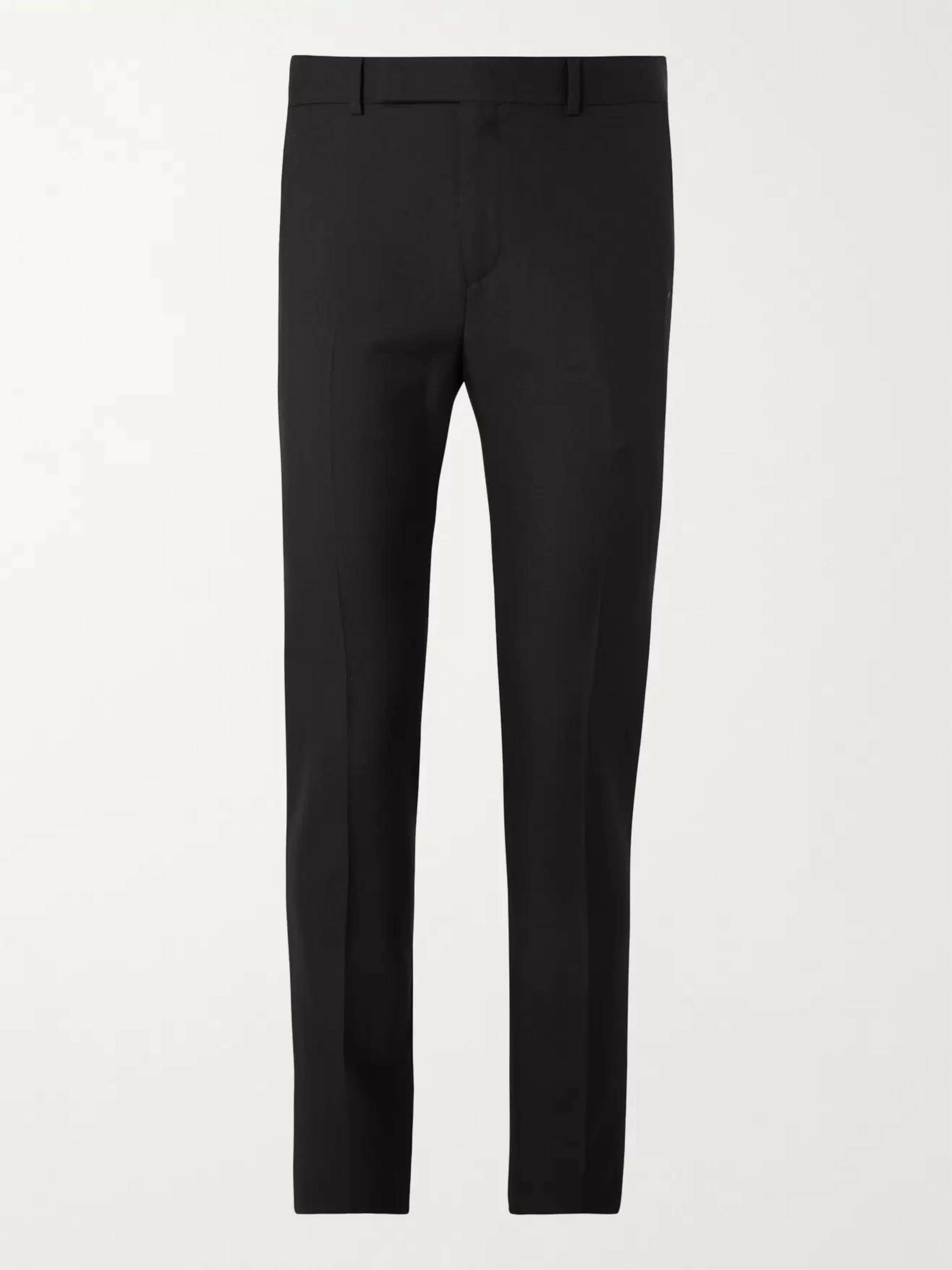 CELINE HOMME Slim-Fit Worsted Wool-Gabardine Suit Trousers for Men | MR  PORTER