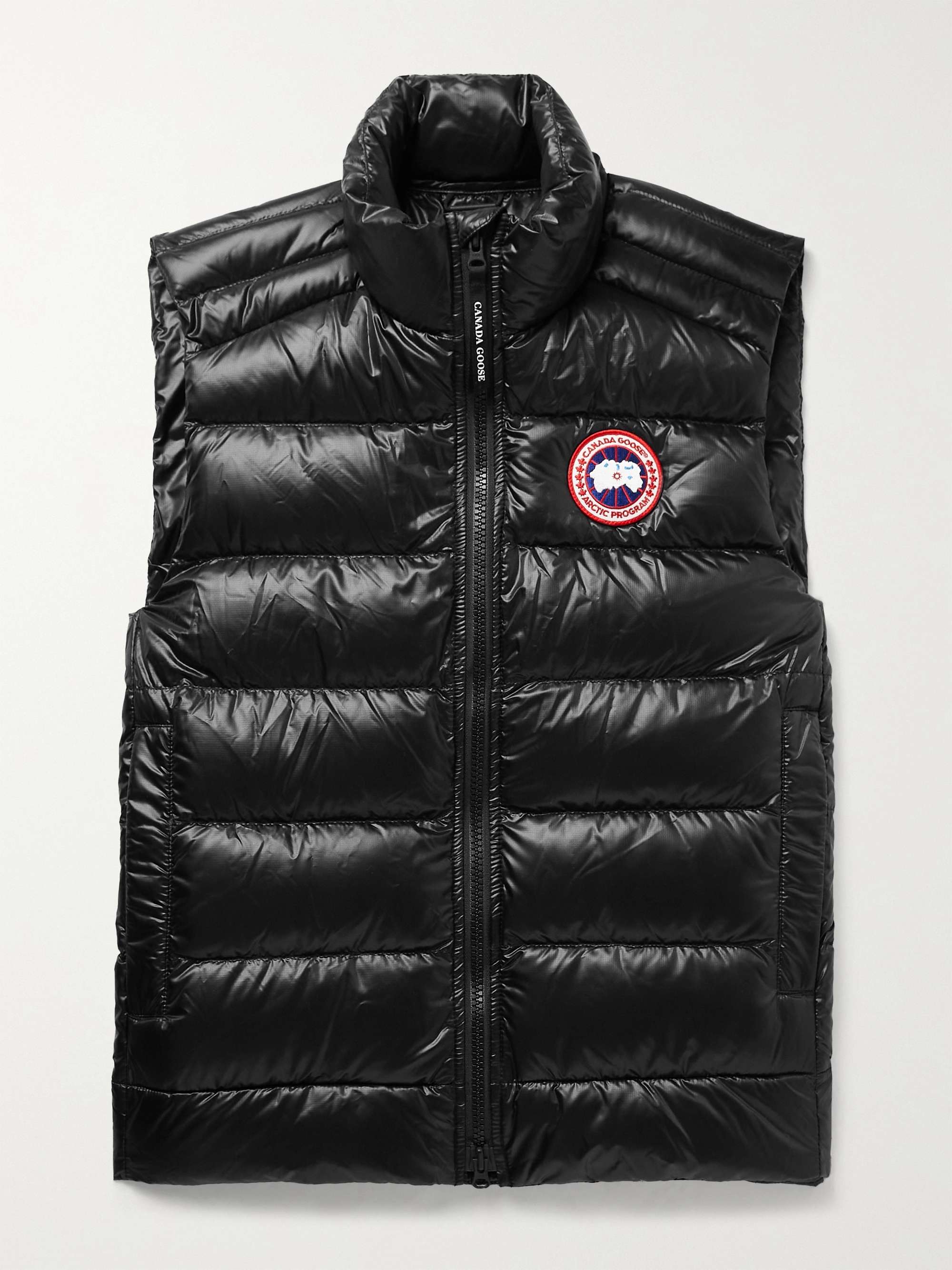 CANADA GOOSE Crofton Slim-Fit Quilted Recycled Nylon-Ripstop Down Gilet for  Men | MR PORTER