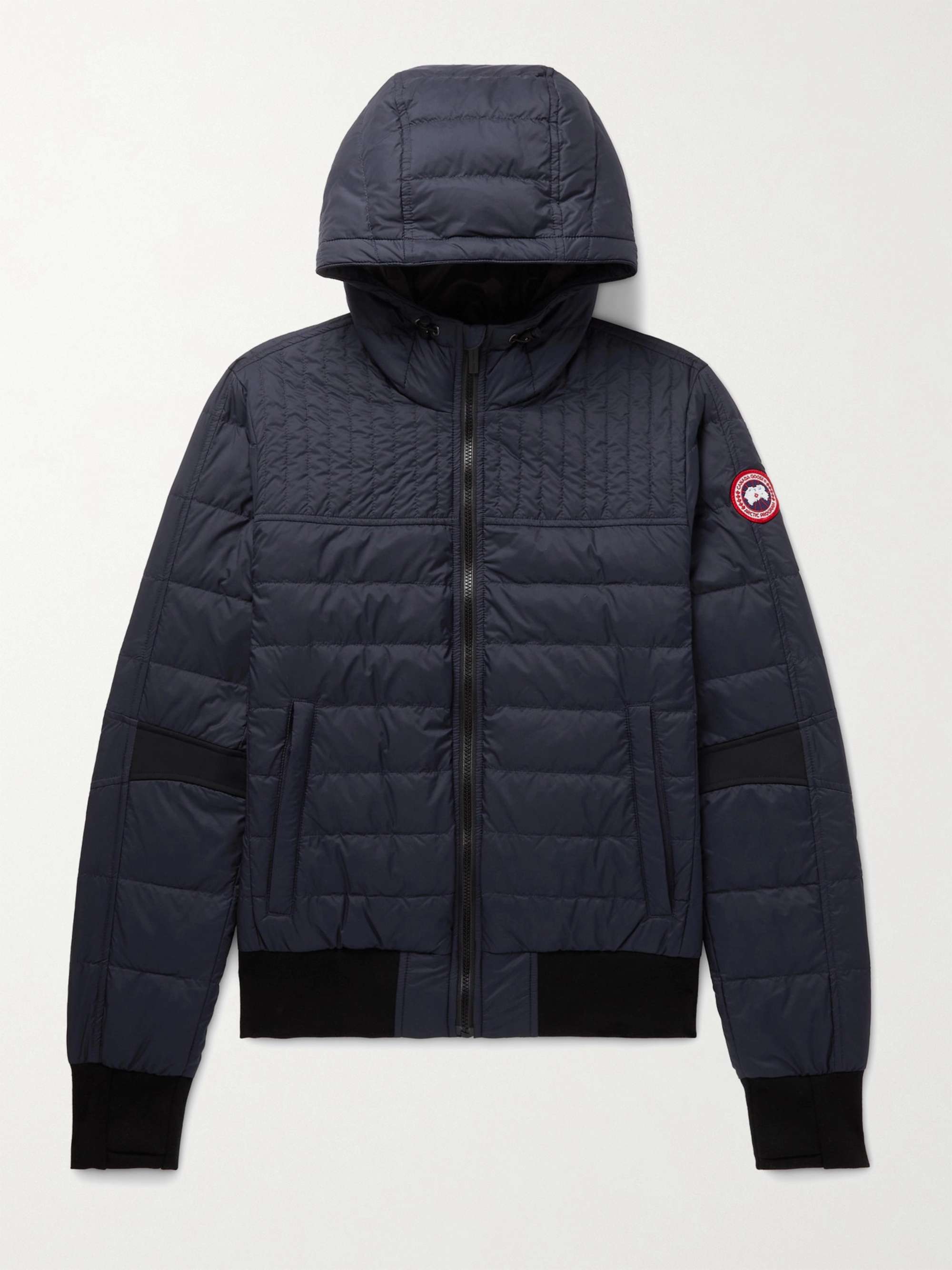 Navy Cabri Slim-Fit Packable Quilted Nylon-Ripstop Hooded Down Jacket | CANADA  GOOSE | MR PORTER