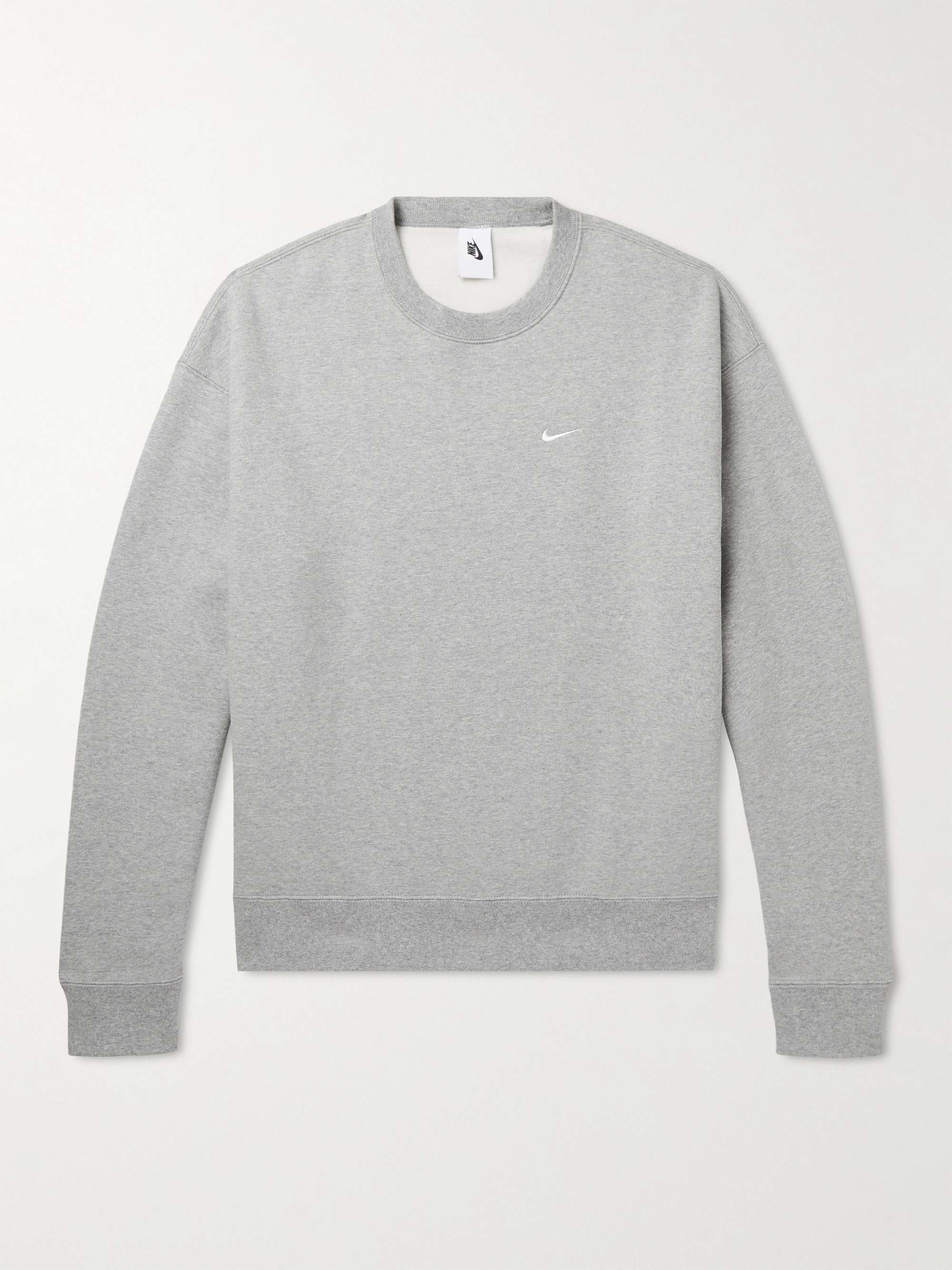 NIKE NRG Logo-Embroidered Cotton-Blend Jersey Sweatshirt for Men | MR PORTER