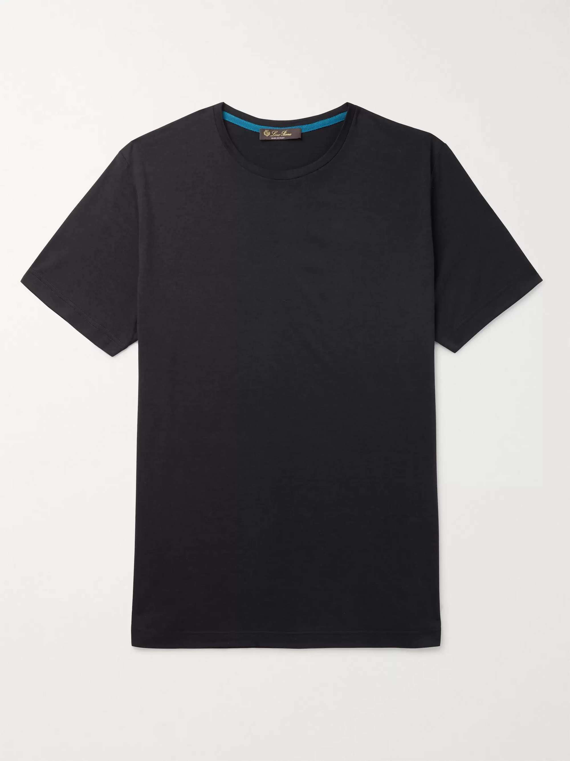 Schmal geschnittenes T-Shirt aus Jersey aus einer Seiden-Baumwollmischung |  MR PORTER