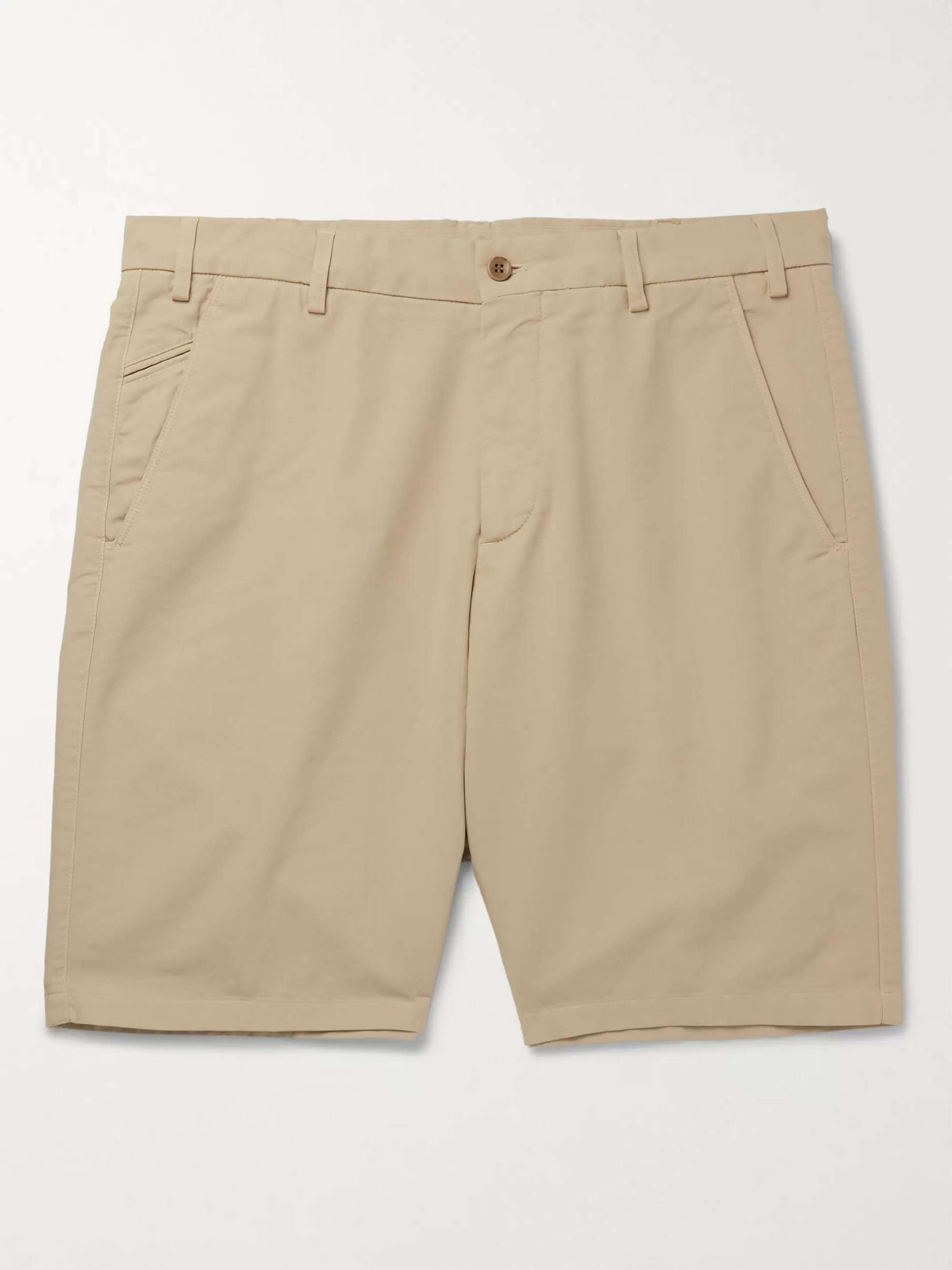 LORO PIANA Slim-Fit Stretch-Cotton Shorts | MR PORTER