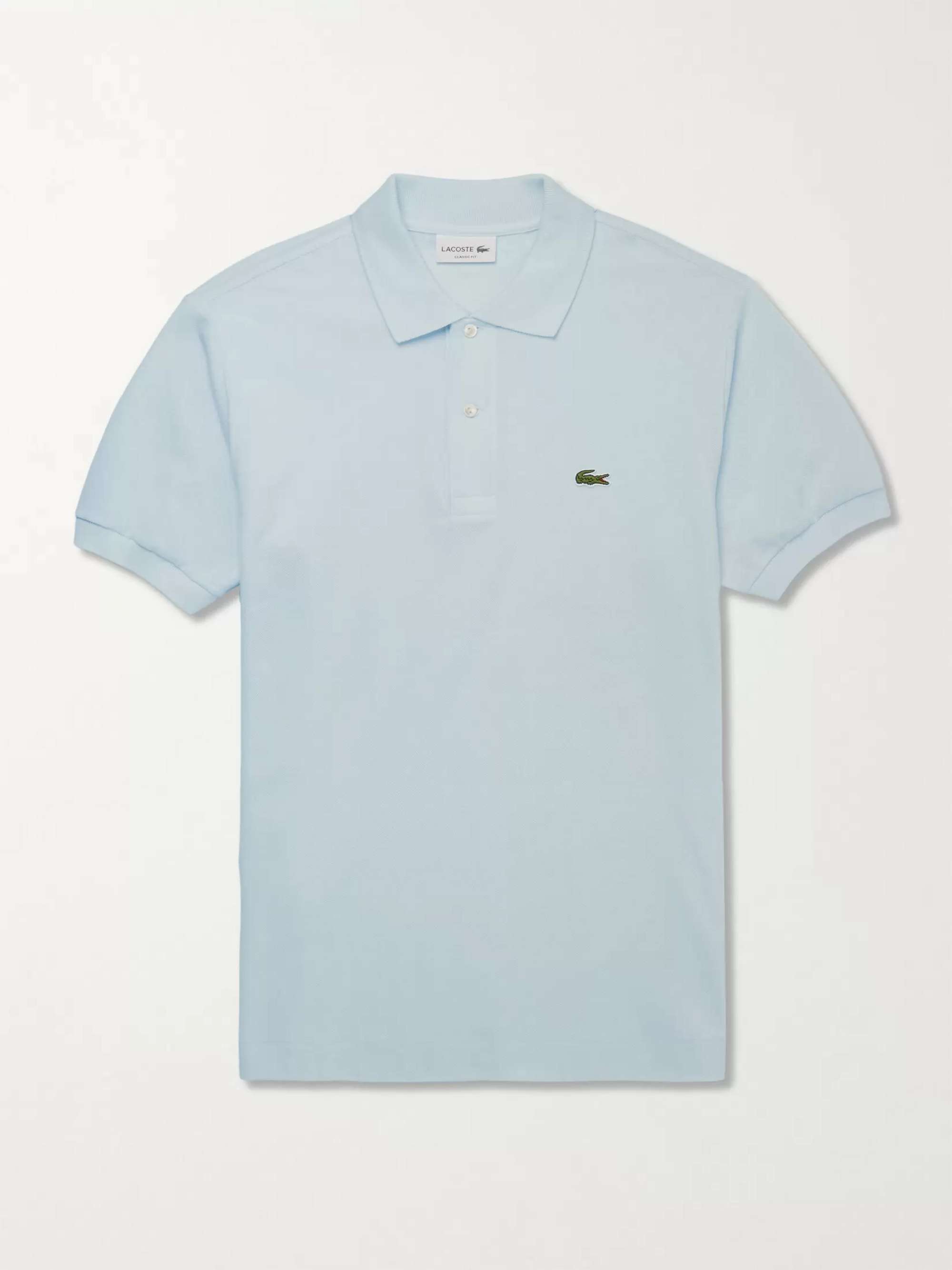 LACOSTE Logo-Appliquéd Cotton-Piqué Polo Shirt for Men | MR PORTER